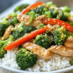 Chinese Chicken & Broccoli Stir-Fry Flavor Boost Meal