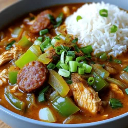 Cajun Chicken and Sausage Gumbo Flavorful Comfort Dish
