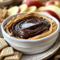 When making Buckeye Dip, you need the right ingredients. Each one adds to the rich, sweet flavor. Here’s what you will need: - 1 cup creamy peanut butter - 1 cup powdered sugar - 1 cup cream cheese, softened - 1 teaspoon vanilla extract - 1 cup semisweet chocolate chips - 2 tablespoons coconut oil - Graham crackers or apple slices for dipping Each ingredient plays a key role. The creamy peanut butter gives it that classic taste. The powdered sugar adds sweetness, while the cream cheese creates a smooth texture. Vanilla extract brings in warmth and depth. The semisweet chocolate chips melt beautifully, making a rich topping. Coconut oil helps the chocolate blend well and stay smooth. For dipping, use graham crackers or crisp apple slices. They complement the dip perfectly. Now that you know the ingredients, you're ready to make this delightful treat. Check out the Full Recipe for all the details. Enjoy the sweet and creamy goodness! To start, grab a medium bowl. Add 1 cup of creamy peanut butter, 1 cup of powdered sugar, 1 cup of softened cream cheese, and 1 teaspoon of vanilla extract. Mix these ingredients together. You can use a hand mixer or a spatula. Make sure to mix until it becomes smooth and creamy. This base is key for your Buckeye dip. Next, take a microwave-safe bowl. Add 1 cup of semisweet chocolate chips and 2 tablespoons of coconut oil. Microwave in 30-second bursts. Stir between each interval. Continue until the chocolate is melted and smooth. Be careful not to overheat it. This chocolate layer will add a rich flavor to your dip. Now, it's time to put everything together. Transfer your peanut butter mixture into a serving bowl. Use a spatula to smooth the top. Drizzle the melted chocolate over the peanut butter layer. For added flair, create swirls with a spatula. Chill the dip in the fridge for at least 30 minutes. This lets it firm up. Serve with graham crackers or apple slices. You just made a delicious Buckeye dip! For more detailed steps, refer to the Full Recipe. Mixing Buckeye Dip right is key for great texture. Start with soft cream cheese. This helps it blend smoothly. Use a hand mixer if you have one. It makes mixing easy. Mix until the dip is creamy and free of lumps. If using a spatula, stir with a steady hand. Be sure to scrape the bowl's sides too. This ensures even mixing. Melted chocolate makes your dip look fancy. Use semisweet chocolate chips and coconut oil. The oil helps the chocolate stay smooth. Microwave the chocolate in short bursts. Stir after each burst to avoid burning. Once smooth, drizzle it over the peanut butter mix. For a fun twist, use a fork to create swirls. This adds a nice touch to your dip. Leftover Buckeye Dip is a treat too! Store it in an airtight container. Keep it in the fridge for up to five days. If you want to enjoy it later, you can freeze it. Just thaw it overnight in the fridge before serving. Stir it well after thawing to bring back its creamy texture. Enjoy your Buckeye Dip again with graham crackers or apple slices for dipping! {{image_2}} You can play with flavors in your Buckeye Dip. Try different nut butters like almond or cashew for a twist. You can also add flavor extracts, like almond or hazelnut, to give it a unique taste. Adding a pinch of sea salt can bring out the sweetness, too. Don't be afraid to mix and match. Each change can create a new and exciting dip. How you serve your Buckeye Dip can change the whole vibe. Use a pretty bowl to make it stand out. You can layer it in a glass dish for a fun look. Topping it with crushed nuts or chocolate shavings adds a nice touch. Consider using a festive platter for special events. A little creativity makes the dip more inviting. While graham crackers and apple slices are great, there are more options. Try using pretzels for a sweet and salty mix. Cookies, like vanilla wafers or chocolate chip, work well, too. You can also serve it with fresh fruit, like strawberries or bananas. The choices are endless, and each pairing can make the dip even more enjoyable. Buckeye dip is perfect for many events. You can serve it at parties, game days, or family gatherings. Kids love it, and adults do too. This dip stands out at potlucks and picnics. It adds a sweet touch to any table. The rich flavors make it a crowd-pleaser. When it comes to drinks, think sweet and refreshing. A cold glass of milk goes well with buckeye dip. You can also serve it with coffee for a cozy vibe. For a fun twist, try it with sweet iced tea. If you want something fruity, lemonade is a great choice. These drinks balance the creamy dip nicely. Plating can make your dip look fancy. Use a large, shallow bowl for a big impact. You can drizzle extra melted chocolate on top. Add a sprinkle of crushed nuts for texture. Arrange graham crackers and apple slices around the bowl. This makes it easy for guests to dip in. You can even use small cups for individual servings. These tips will make your buckeye dip a showstopper. For the full recipe, check out the detailed steps above. You can make Buckeye Dip gluten-free by choosing the right dippers. Use gluten-free graham crackers or fresh apple slices. The dip itself is already gluten-free, so you only need to pick safe dippers. Yes, you can make Buckeye Dip in advance. Prepare the dip ahead of time and chill it in the fridge. It tastes even better when the flavors meld together overnight. Just remember to cover it tightly before storing. You can try many toppings for Buckeye Dip. Here are some ideas: - Crushed nuts for a crunchy texture - Mini chocolate chips for extra sweetness - Drizzles of caramel sauce for a sweet twist - Sprinkles for a fun, colorful look These toppings add a fun flair and make the dip even more special. You can even mix and match them to suit your taste! For the full recipe, check out the Buckeye Dip section above. In this post, we explored how to make a delicious Buckeye Dip. We detailed each ingredient, from creamy peanut butter to chocolate chips. You learned the steps to prepare, melt, and assemble this tasty treat. I shared tips to get the best mix and drizzle. We also discussed fun variations and serving ideas. Buckeye Dip is easy to make and fun to share. It’s perfect for parties or snack times. Enjoy getting creative with it!