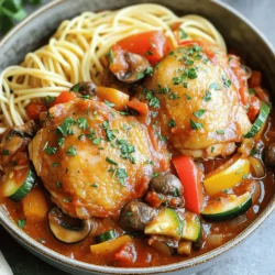 Classic Chicken Cacciatore Flavorful Home-Cooked Meal