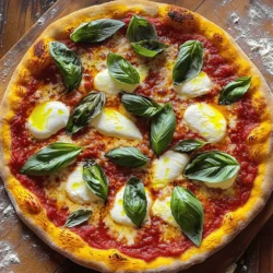 - 1 pre-made pizza dough (store-bought) - 1 cup fresh tomato sauce (homemade or store-bought) - 8 oz fresh mozzarella cheese, sliced - 1 cup fresh basil leaves - 2 tablespoons extra virgin olive oil - Salt and pepper to taste - 1 teaspoon dried oregano (optional) - Cornmeal or flour, for dusting If you can't find pizza dough, try using flatbread or pita. Both work well and save time. For tomato sauce, use crushed tomatoes or even pesto for a twist. You can swap fresh mozzarella for other types like provolone or goat cheese. Each cheese brings a new taste to the pizza. Using fresh mozzarella gives your pizza a creamy texture. It melts beautifully and adds rich flavor. Fresh basil is key too. It adds a sweet, peppery taste that brightens every bite. You can taste the difference when you use fresh herbs in your dishes. Always choose fresh ingredients when possible for the best results. For the full recipe, check out [Full Recipe]. 1. First, preheat your oven to 475°F (245°C). If you have a pizza stone, place it in the oven. This helps create a crispy crust. 2. Next, sprinkle some flour on your counter. Roll out your pizza dough to about 12 inches wide. Make it as thick as you like, but thin is best for a classic Margherita. 3. After rolling, transfer the dough to a pizza peel or baking tray. Dust with cornmeal or flour to stop sticking. 1. Now, grab your fresh tomato sauce. Spread it evenly over the dough. Leave a small area at the edges for the crust. 2. Take your sliced mozzarella cheese and place it over the sauce. If you want, sprinkle a teaspoon of dried oregano for extra flavor. 3. Drizzle two tablespoons of extra virgin olive oil on top. Season with a pinch of salt and pepper. 1. Carefully slide the pizza onto your preheated pizza stone or place the baking tray in the oven. 2. Bake for about 10-12 minutes. Look for a golden brown crust and bubbly cheese. Once your pizza is done, let it cool for a minute. Scatter fresh basil leaves on top. Enjoy your Easy Margherita Pizza! For more details, check the Full Recipe. Using a pizza stone gives you a crispier crust. The stone holds heat well, making it perfect for baking. If you don’t have one, a baking tray works too, but the crust may be softer. To get the ideal texture, preheat the oven with the stone. This helps the base cook quickly, leading to a nice crunch. For better flavor, drizzle your pizza with extra virgin olive oil before and after baking. This oil adds richness and depth to the dish. Use good quality oil for the best results. When it comes to cheese, less is more. Use just enough fresh mozzarella to cover the sauce, allowing the flavor of the tomatoes to shine through. For a fresh tomato sauce, blend or crush ripe tomatoes. Add salt and a pinch of sugar to balance the acidity. Use fresh herbs, like basil or oregano, for added flavor. A simple recipe for a great sauce is to mix crushed tomatoes with olive oil and garlic. This keeps the sauce bright and tasty, making your pizza truly special. {{image_2}} You can make your Margherita pizza pop with veggies. Try adding bell peppers, mushrooms, or spinach. These vegetables add color and flavor. To make a Margherita veggie pizza, simply layer your choice of vegetables on top of the cheese. This not only boosts nutrition but also makes each bite exciting. Herbs and spices can transform your pizza. Use fresh basil, thyme, or even a pinch of chili flakes for heat. Specialty cheeses like goat cheese or feta can add a unique twist. Mixing different cheeses creates a richer taste. Experiment with toppings like sun-dried tomatoes or artichokes for a flavor boost. If you want a different base, try gluten-free pizza dough. Many stores offer great options. You can also make a cauliflower crust. To do this, blend cooked cauliflower and mix it with cheese and eggs. Bake it until golden. This gives you a tasty, low-carb alternative that pairs well with the fresh toppings. To keep your leftover pizza fresh, wrap it well. Use plastic wrap or aluminum foil. You can also place slices in an airtight container. This method keeps the crust from getting soggy. When you're ready to reheat, preheat your oven to 375°F (190°C). Place the slices on a baking sheet. Heat for 10-15 minutes until warm and crispy. If you prefer, you can also use a skillet. Heat it over medium heat, add a few drops of water, and cover with a lid. This method steams the crust while keeping it crispy. Freezing pizza is easy and great for leftovers. You can freeze it before or after baking. If you freeze it before baking, roll out the dough and add toppings. Wrap the uncooked pizza in plastic wrap, then foil. Store it in the freezer for up to three months. To freeze cooked pizza, let it cool completely. Slice it and wrap each slice in plastic wrap. Place the slices in a freezer bag. When you're ready to eat, remove the pizza from the freezer. Thaw it in the fridge overnight. Reheat it in the oven at 375°F (190°C) for about 15-20 minutes. Choosing the right container makes a big difference. Glass containers are great because they don’t hold odors. They are also oven-safe if you want to reheat. Plastic containers are lighter and easier to handle. However, they can absorb smells and stains. When using plastic, make sure it’s BPA-free. Metal containers can be good for freezing, but they can rust. Choose what works best for you, but always ensure your pizza is well-wrapped. This step helps keep it fresh and tasty. Yes, you can use store-bought pizza dough. It saves time and effort. This option is great for busy nights. Just make sure to check the ingredients. Some doughs may have preservatives. Fresh dough will taste better but store-bought is fine. The best temperature is 475°F (245°C). This high heat makes the crust crispy. It also melts the cheese perfectly. If you have a pizza stone, heat it in the oven. This helps create a great crust. Baking time is around 10 to 12 minutes. Keep an eye on it after 8 minutes. You want a golden brown crust and bubbly cheese. If the cheese is not melted, give it a few more minutes. Yes, you can prep some parts ahead. Make the sauce and slice the cheese in advance. Store them in the fridge. You can also roll out the dough. Just wrap it in plastic wrap. When you're ready, assemble and bake. If you don’t have fresh basil, use dried oregano or thyme. These herbs add a nice flavor too. You can also try arugula or spinach for a twist. Just sprinkle them on after baking for freshness. For a complete guide, check the Full Recipe. You now have all the tools to make an easy Margherita pizza. We covered the simple ingredients, prep steps, and the key tricks to achieve that perfect crust. Remember to use fresh ingredients for the best taste, and don't hesitate to try different flavors or toppings. Storing leftovers or freezing is easy too. Enjoy your cooking and share your creations with friends and family! Cooking should be fun, and your tasty pizza is the perfect way to start.