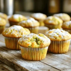 - 1 cup grated zucchini (about 1 medium zucchini) - 1 cup grated carrot (about 2 medium carrots) - 1 ½ cups all-purpose flour - 1 teaspoon baking powder - ½ teaspoon baking soda - ½ teaspoon salt - 1 teaspoon cinnamon - ½ teaspoon nutmeg (optional) - ¾ cup brown sugar - ½ cup granulated sugar - 2 large eggs - ⅓ cup vegetable oil - 1 teaspoon vanilla extract - ½ cup crushed walnuts or pecans (optional) The ingredients in zucchini carrot muffins create a tasty blend. Fresh zucchini adds moisture and a subtle green flavor. Carrots bring sweetness and color, making each bite vibrant. Flour and leavening agents, like baking powder and soda, give structure. They help the muffins rise and become fluffy. Sugars add sweetness, balancing the earthy flavors of the veggies. I prefer a mix of brown and granulated sugar for depth. Eggs and oil keep the muffins moist. They also bind everything together. You can use vegetable oil or even applesauce for a lighter option. If you want a crunchy twist, add walnuts or pecans. - Each muffin has about 150 calories. - They contain 2 grams of fiber. - Rich in vitamins A and C, these muffins support your health. Zucchini carrot muffins pack a nutrient punch. The fiber helps your digestion while vitamins boost your immune system. This makes them a smart choice for a snack. - Zucchini is low in calories and high in water. It helps keep you hydrated. - Carrots are great for your eyes. They contain beta-carotene, which improves vision. - Overall, these muffins are a wholesome treat. They satisfy your sweet tooth while offering nutrients. Each bite of these muffins can support a healthy lifestyle. You can enjoy them guilt-free, knowing you're fueling your body well. For the full recipe, check out the details. First, let’s prep the zucchini and carrots. Grate one medium zucchini and two medium carrots. Place them in a clean kitchen towel. Squeeze out the extra moisture. This step keeps the muffins from getting soggy. Next, mix your dry ingredients. In a bowl, whisk together 1 ½ cups of all-purpose flour, 1 teaspoon of baking powder, ½ teaspoon of baking soda, ½ teaspoon of salt, and 1 teaspoon of cinnamon. If you like, add ½ teaspoon of nutmeg for a warm flavor. Set this bowl aside. Now, let’s combine the wet ingredients. In a large bowl, whisk together ¾ cup of brown sugar, ½ cup of granulated sugar, and 2 large eggs. Mix until it’s smooth. Then, stir in ⅓ cup of vegetable oil and 1 teaspoon of vanilla extract. Now it's time to fill the muffin tins. Line your muffin tin with paper liners or lightly grease it. Divide the batter evenly among the cups, filling each about ¾ full. This allows space for rising. Set your oven to bake at 350°F (175°C). Place the muffin tin in the oven. Bake for 18 to 22 minutes. To check for doneness, insert a toothpick in the center of a muffin. If it comes out clean, your muffins are done! Once baked, let the muffins cool in the tin for 5 minutes. Then, transfer them to a wire rack to cool completely. This step helps them stay fluffy. For serving, enjoy these muffins warm. You can dust them with powdered sugar or serve them with cream cheese frosting. To make them look special, arrange them on a beautiful plate. Your guests will love this zesty treat! For the complete recipe, check the Full Recipe section. - Overmixing the batter: This makes muffins tough. Mix just until combined. - Not draining excess moisture: Zucchini and carrots hold water. Squeeze them dry before mixing. - Incorrect baking time: Keep an eye on time. Bake until a toothpick comes out clean. - Substitutions for healthier options: Use whole wheat flour or coconut sugar for a healthier twist. - Flavor variations: Add a pinch of ginger or a splash of almond extract to wake up the taste. - Adding nuts or chocolate chips: Walnuts or chocolate chips give added crunch and sweetness. - Best storage practices for muffins: Store in an airtight container to keep them fresh. - How to keep them fresh longer: Place a slice of bread in the container to absorb moisture. - Reheating muffins without losing moisture: Microwave for a few seconds or warm in the oven. For the full recipe, check out the section on Zesty Zucchini Carrot Muffins. Enjoy your baking! {{image_2}} You can make gluten-free zucchini carrot muffins by using gluten-free flour. This flour mix often needs a little more liquid. Adjust the liquid in your recipe so it stays moist. Try using almond milk or apple sauce as a substitute. To make these muffins vegan, swap out the eggs and dairy. You can use flaxseed meal or applesauce as an egg replacement. Make sure the mixture binds well. This will help keep the muffins from falling apart. Get creative with flavor by adding fruits like apples or pineapple. These will add natural sweetness and moisture. You can also mix in spices like ginger or cloves. They add warmth and depth to the muffins. If you want a twist, try adding a dash of lemon zest for a fresh taste. Enjoy experimenting with different flavors! To check if your muffins are ready, use the toothpick test. Insert a toothpick into the center of a muffin. If it comes out clean, your muffins are done. If it has wet batter on it, bake them a bit longer. You can also look for visual cues. The tops should be golden brown. The muffins should spring back when you lightly press them. If they look too soft or wet, give them a few more minutes. Yes, you can freeze zucchini carrot muffins. To freeze them, let the muffins cool completely. Then, wrap each muffin in plastic wrap. Place them in a freezer bag or container. This keeps them fresh. When you're ready to eat, thaw them at room temperature. You can also reheat them in the microwave or oven. For the oven, set it to 350°F and heat for about 10 minutes. Zucchini carrot muffins make a great breakfast. Pair them with a side of yogurt or fresh fruit. You can also add a scoop of nut butter for extra flavor. For snacks, they go well with tea or coffee. You can serve them with cream cheese or a light spread of butter. Enjoy them warm for the best taste. This recipe is a fun and tasty way to enjoy veggies in a muffin. You get the sweetness from carrots and the moisture from zucchini, making these muffins soft and delightful. They are great for breakfast or as a snack. You can easily bake a batch and share them with friends and family. For the complete recipe details, check the [Full Recipe]. Zucchini carrot muffins are a tasty and healthy treat. We explored the key ingredients like zucchini, carrots, and flour. You learned how to prepare, bake, and serve these muffins well. I shared tips to enhance flavor and avoid mistakes. Remember, there are great gluten-free and vegan options too. These muffins can be nutritious snacks for everyone. Enjoy your baking and share these with family and friends!