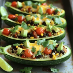 Zucchini Taco Boats Flavorful and Easy Meal Idea