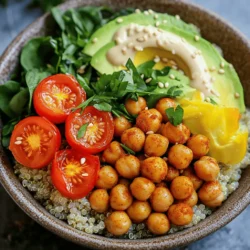 Spicy Chickpea Buddha Bowl Flavorful Meal Idea