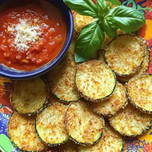 - 2 medium zucchinis, thinly sliced - 2 tablespoons olive oil - 1 teaspoon garlic powder - 1 teaspoon onion powder - 1 teaspoon paprika - Salt and pepper to taste I love using fresh zucchinis for this recipe. They add a lovely crunch. Thin slices work best, so aim for about 1/8 inch thick. You can use a knife or a mandoline for even slices. Olive oil helps the spices stick and gives the chips a nice flavor. The garlic and onion powders add depth. Paprika gives a warm, smoky taste. Salt and pepper enhance all the flavors. - Grated Parmesan cheese for flavor enhancement - Fresh herbs for garnish While the basic recipe is great on its own, I like to sprinkle Parmesan cheese on top right after frying. It melts slightly and adds a savory touch. Fresh herbs like basil or parsley make the dish look vibrant and fresh. You can mix and match flavors to suit your taste! For the full recipe, check out the earlier section. Start by washing the zucchinis well under cool water. This step is key for cleanliness. Next, slice the zucchinis into thin rounds, about 1/8 inch thick. For even slices, I recommend using a mandoline. A mandoline will help you get consistent thickness, which is important for cooking. In a large bowl, combine the sliced zucchinis with olive oil. Add garlic powder, onion powder, paprika, salt, and pepper. Toss the mixture well until every slice is coated. This step adds great flavor to your chips. First, preheat your air fryer to 375°F (190°C) for about 5 minutes. This is important for achieving that crispy texture. Place the zucchini slices in the air fryer basket in a single layer. If you have many slices, work in batches to avoid overcrowding. Cook the zucchini chips for 10-12 minutes. Make sure to shake the basket halfway through. This ensures even cooking. You want them to be golden brown and crispy. If you like, sprinkle freshly grated Parmesan cheese on top right after cooking. Let the chips cool for a few minutes before serving. They will get even crispier as they cool. For the full recipe, check out the earlier section. To make your zucchini chips super crispy, avoid overcrowding the air fryer. If you pack too many slices in at once, they will steam instead of crisp up. Cook in batches to let each chip get enough heat. When air frying, shaking the basket is key. Halfway through the cooking time, give the basket a good shake. This helps the chips cook evenly and prevents any from sticking together. You want all your chips to be golden and crunchy. You can easily change the taste of your zucchini chips. Try different seasoning mixes like a blend of chili powder and lime for a zesty kick. Or, go sweet with cinnamon and a hint of sugar for a fun treat. Before serving, consider adding cheese. Grated Parmesan sprinkled on hot chips melts slightly, adding a rich flavor. You can also use cheddar or nutritional yeast for a vegan option. Presentation matters when you serve your zucchini chips. Use a colorful plate to make the dish pop. A small bowl of marinara sauce or ranch dressing works great as a dip. Garnish with fresh herbs like basil or parsley to give it a fresh look. Think about what else to serve with your chips. Pair them with hummus for a healthy snack or sour cream for something rich. These ideas will make your snack time even more enjoyable. For the full recipe, check out the details above. {{image_2}} You can use other vegetables when making air fryer chips. Good options include sweet potatoes, carrots, or beets. Each vegetable has its unique flavor and texture. For example, sweet potatoes give a sweet taste, while carrots offer a fresh crunch. When cooking different veggies, adjust the time and temperature. Thin slices cook faster. For instance, sweet potatoes need about 15 minutes at 375°F. Thicker cuts may need up to 20 minutes. Always check for crispiness before serving. This recipe is easy to modify for different diets. To keep it gluten-free, ensure your spice blends do not contain wheat. Most spices are safe. For a vegan version, skip the Parmesan cheese. You can use nutritional yeast for a cheesy flavor without dairy. If you have allergies, substitute olive oil with avocado oil or coconut oil. These oils work well with high heat and add nice flavors. You can also bake zucchini chips in the oven if you don’t have an air fryer. Start by preheating your oven to 425°F. Spread the zucchini slices on a baking sheet in a single layer. Bake for 20-25 minutes, turning halfway through. Keep an eye on them to prevent burning. The oven method gives a different texture but can still be crispy and delicious. Cooking times may vary, so check for golden brown edges to know they are ready. For the full recipe, refer to the earlier section. To keep your zucchini chips crispy, use an airtight container. Glass jars or plastic containers work well. Line the bottom with paper towels to absorb any moisture. This helps keep the chips crunchy. Avoid storing them in a damp area. To reheat your zucchini chips, use the air fryer again. Set it to 350°F (175°C) for about 5 minutes. This method warms them up while keeping them crispy. You can also use an oven. Place the chips on a baking sheet and heat for 5-7 minutes. Zucchini chips last about 1-2 weeks in the pantry. Store them in a cool, dry place. If you notice any soft spots or a bad smell, it's time to toss them. Freshness is key for the best taste and crunch. For the full recipe, check out the section above. Zucchini chips are done when they look golden brown and feel crispy. You can also check by lightly pressing them. If they break easily, they are ready. If they feel soft, they need more time. Keep a close eye on them during the last few minutes. They can go from perfect to too brown quickly! Using frozen zucchini is not the best choice. Freezing changes the texture of the zucchini. It tends to become mushy when cooked. This mushiness can ruin the crunchiness you want in your chips. Fresh zucchini gives the best results. The flavor is better too! Zucchini chips are great with dips! You can try hummus or guacamole for a healthy snack. Marinara sauce is also a tasty option. You might even enjoy them with yogurt-based dips. For a fun twist, pair them with salsa. They make a great side for sandwiches or salads too. Enjoy the crunch! Zucchini chips are easy to make and tasty. You need simple ingredients and quick steps. Prepping the zucchini and seasoning it right makes a big difference. Remember, the air fryer provides a crispy finish. For a healthy snack, try different seasonings. Don’t forget to store your chips well to keep them fresh. With these tips, you can enjoy delicious zucchini chips anytime. Your kitchen is ready for some healthy fun!