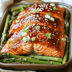 Teriyaki Salmon with Asparagus Tasty and Simple Recipe