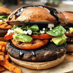 Portobello Mushroom Burgers Delightful and Easy Recipe
