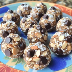 To make Almond Joy Energy Bites, you need these simple ingredients: - 1 cup rolled oats - ½ cup almond butter - ½ cup unsweetened shredded coconut - ¼ cup honey or maple syrup - ½ cup dark chocolate chips - ¼ cup chopped almonds - 1 teaspoon vanilla extract - Pinch of sea salt These ingredients blend well to create a tasty snack. Each one adds flavor and nutrition. If you don’t have an ingredient, don’t worry! Here are some swaps you can try: - Rolled oats: Use quick oats or oat flour. - Almond butter: Peanut butter works great. - Unsweetened shredded coconut: Try sweetened coconut for more flavor. - Honey or maple syrup: Agave nectar can replace these. - Dark chocolate chips: Use milk chocolate or white chocolate chips. - Chopped almonds: Any nut, like walnuts or pecans, can work. - Vanilla extract: You can skip this if you want. Substitutions let you customize your bites to fit your taste. Each serving of Almond Joy Energy Bites has around: - Calories: 120 - Protein: 3g - Fat: 7g - Carbohydrates: 12g - Fiber: 2g - Sugar: 5g These bites pack energy without too much sugar. They make a great snack for kids and adults. Enjoy them before or after workouts! Start by gathering your ingredients. You will need rolled oats, almond butter, shredded coconut, honey or maple syrup, dark chocolate chips, chopped almonds, vanilla extract, and a pinch of sea salt. In a large mixing bowl, combine the rolled oats, almond butter, unsweetened shredded coconut, and honey or maple syrup. Mix well until everything blends smoothly. This step ensures every bite tastes great. Next, take about a tablespoon of the mixture in your hands. Roll it into a small ball. Place this ball on a baking sheet lined with parchment paper. Continue this process until you use all the mixture. Aim for 12 to 15 bites. Each bite should be about the size of a golf ball. Once you shape all the bites, it’s time to chill them. Place the baking sheet in the fridge for at least 30 minutes. Chilling helps the bites firm up nicely. After chilling, you can store any leftovers in an airtight container. Keep them in the fridge for up to a week. These energy bites make a quick and tasty snack. For the full recipe, check the earlier section. Start with a large bowl to mix your ingredients. This helps avoid spills. When you add the almond butter, make sure it is soft. This makes mixing easier. Use a sturdy spatula or your hands to blend. Mix until the oats, coconut, and nut butter come together well. You want a sticky dough. If it feels too dry, add a bit more honey or almond butter. You can change these bites to fit your taste. Want more chocolate? Add more dark chocolate chips. Prefer less sweetness? Cut back on the honey. You can also swap almonds for other nuts. Try walnuts or pecans for different flavors. For a tropical twist, add dried fruit like mango or pineapple. The options are endless! These energy bites make a great snack any time. Serve them with a cup of milk or a smoothie. They are also perfect for kids’ lunch boxes. Try pairing them with fresh fruit for a balanced snack. You can even use them as a topping for yogurt. For a fun twist, place them on a wooden board for a snack spread. Enjoy these bites during a movie night or after a workout! {{image_2}} You can easily add more chocolate to your Almond Joy Energy Bites. Just use chocolate protein powder in place of some oats. You can also dip the rolled bites in melted dark chocolate for an extra treat. This variation gives a rich flavor while keeping the classic Almond Joy taste. If you love peanut butter, swap out the almond butter for peanut butter. This change gives your energy bites a different nutty flavor. You can also mix in some mini chocolate chips or chopped peanuts for added texture. This option satisfies your craving for that sweet and salty taste. For a vegan version, replace honey with maple syrup or agave nectar. Use a plant-based dark chocolate for the chips. This way, you can enjoy a tasty snack without any animal products. The flavors remain delightful, making it a great choice for everyone. Just remember, these variations still stick to the basic recipe. For more details, check out the Full Recipe. To keep your Almond Joy Energy Bites fresh, place them in an airtight container. This method helps preserve their taste and texture. You can store them in your fridge for up to one week. Make sure to separate layers with parchment paper to prevent sticking. If you want to enjoy these tasty bites later, freezing is a great option. Simply place the energy bites in a single layer on a baking sheet. Freeze them for about an hour until they are firm. Then, transfer them to a freezer-safe bag or container. They can last in the freezer for about three months. Just thaw them in the fridge before enjoying. In the fridge, your Almond Joy Energy Bites will stay fresh for about seven days. After a week, check for any changes in smell or texture. If they look or smell off, it’s best to toss them. These bites are a quick snack, so I bet you won't have leftovers for long! Enjoy them as a snack or a pre-workout boost. For the full recipe, check the earlier sections. Yes, you can make Almond Joy Energy Bites in advance. They store well in the fridge for up to a week. Simply make a batch and keep them in an airtight container. This way, you always have a quick snack on hand. You can even roll them into balls and freeze some for later. Just thaw them before eating. You can find pre-made Almond Joy Energy Bites in many health food stores. Look in the snack aisle or the refrigerated section. Some grocery stores may also carry them. Check online retailers too. Many brands offer tasty options. Just be sure to read the labels for ingredients and nutrition facts. Almond Joy Energy Bites can be a healthy snack. They contain oats, nuts, and dark chocolate. Oats provide fiber, which helps with digestion. Almonds add protein and healthy fats. Dark chocolate has antioxidants, which are good for your heart. Just watch the portion size. Enjoy them as part of a balanced diet. For more details, check out the Full Recipe. In this post, I covered everything about making Almond Joy Energy Bites. You now have a list of ingredients, step-by-step instructions, and helpful tips. Exploring variations can keep things fun and tasty. I also shared how to store these bites to keep them fresh longer. Remember, you can adjust ingredients to fit your taste. Enjoy making your energy bites, and feel free to experiment! Each bite can offer both flavor and nutrition, making them a great choice for any time snack.