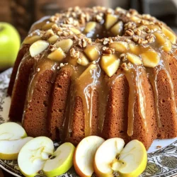 - 2 cups all-purpose flour - 1 teaspoon baking powder - 1 teaspoon baking soda - 1 teaspoon ground cinnamon - 1/2 teaspoon ground nutmeg - 1/2 teaspoon salt - 1/2 cup unsalted butter, softened - 1 cup brown sugar, packed - 1/2 cup granulated sugar - 3 large eggs - 1 teaspoon vanilla extract - 1 cup buttermilk - 2 cups apples, peeled, cored, and diced - 1 cup chopped walnuts or pecans (optional) - 1 cup powdered sugar - 3 tablespoons pure maple syrup - 1-2 tablespoons milk (as needed for consistency) Gathering the right ingredients is key for a great Maple Glazed Apple Bundt Cake. For the dry ingredients, choose quality all-purpose flour. This flour gives the cake a nice texture. Baking powder and baking soda will help the cake rise. The spices, like cinnamon and nutmeg, add warmth and flavor. Next, we have the wet ingredients. Softened unsalted butter blends well with sugars. This mix creates a rich base. Eggs bring moisture and binding. Vanilla extract adds a nice aroma. Buttermilk makes the cake tender and adds a bit of tang. Fresh apples bring natural sweetness and moisture. If you like nuts, add walnuts or pecans for crunch. Finally, for the maple glaze, powdered sugar gives sweetness. Pure maple syrup enhances the flavor. Adjust the milk for the glaze you want. If you want a thicker glaze, use less milk. For a thinner glaze, add more. You can find the full recipe in the article. Enjoy gathering your ingredients! - Preheat the oven to 350°F (175°C). - Grease and flour a 10-inch Bundt pan thoroughly. This step helps the cake slide out easily. - In a medium bowl, whisk together the flour, baking powder, baking soda, cinnamon, nutmeg, and salt. This mix adds flavor and structure. - In a large mixing bowl, cream the softened butter, brown sugar, and granulated sugar. Use an electric mixer until light and fluffy, about 3-4 minutes. - Add the eggs, one at a time, to the butter mixture. Mix well after each addition. Then stir in the vanilla extract for a sweet aroma. - Gradually add the dry ingredients to the wet mixture, alternating with the buttermilk. Start and end with the dry mix, and mix until just combined. This keeps the batter light. - Fold in the diced apples and nuts until they are evenly mixed. Fresh apples give a nice texture. - Pour the batter into the prepared Bundt pan and smooth the top with a spatula. - Bake in the preheated oven for 50-60 minutes. Check doneness with a toothpick. It should come out clean when inserted into the center. These steps create a rich, moist cake full of flavor. You can find the Full Recipe for measurements and more details. To get a soft and moist Maple Glazed Apple Bundt Cake, use room temperature ingredients. This helps mix everything smoothly. Cold ingredients can make the batter lumpy. Also, be careful not to overmix when adding wet and dry ingredients. Overmixing can make the cake dense. Just mix until combined for a light texture. To bake evenly, rotate the Bundt pan halfway through the baking time. This helps all sides cook well. You can also check if the cake is done early. Use a toothpick and insert it into the center. If it comes out clean, the cake is ready. This method avoids overbaking and keeps the cake moist. For a stronger spice flavor, use freshly grated nutmeg. It really boosts the taste of the cake. You might also want to add a splash of bourbon or rum. This adds a rich depth that pairs well with the apples. Experimenting with flavors can make your cake unique and delicious. If you want the full recipe, check out the complete guide. {{image_2}} You can change the fruit for this cake. Substitute apples with pears or peaches for a unique flavor. These fruits add different textures and tastes. You can also add dried fruits like raisins or cranberries. This adds extra texture and sweetness to your cake. If you want a different nut, swap walnuts or pecans for almonds or hazelnuts. Each nut gives its own special flavor. If you prefer, you can omit nuts completely for a nut-free version. This makes it safe for those with nut allergies. You can try a simple icing made with lemon juice instead of maple. This gives a nice zing to the cake. To enhance the flavor, add cinnamon to the glaze. This small change can make your cake even more delightful. For the full recipe, check out the earlier section. - Store the cake at room temperature in an airtight container. - Wrap individual slices in plastic wrap for longer freshness. To keep the Maple Glazed Apple Bundt Cake fresh, an airtight container is key. This helps keep the moisture in and the cake soft. If you want to enjoy it slice by slice, wrapping each piece in plastic wrap works well. This method prevents them from drying out too quickly. - Refrigerate for extended storage, up to a week. - Allow cake to reach room temperature before serving. If you need to store the cake for more than a few days, refrigeration is a good choice. It can last up to a week this way. Just remember to let it sit at room temperature before serving. This helps restore its lovely texture and flavor. - Freeze cake slices separately wrapped tightly in foil. - Thaw in the refrigerator or at room temperature before serving. For longer storage, freezing is ideal. Wrap each slice tightly in foil to prevent freezer burn. When you’re ready to enjoy a slice, thaw it in the fridge overnight or at room temperature for a few hours. This method keeps the cake delicious and enjoyable for later. Yes, you can use a loaf pan or round cake pans, adjusting the baking time. Thoroughly grease and flour the Bundt pan; consider using a non-stick spray. Adjust the consistency by adding more milk to thin or powdered sugar to thicken. Substitute all-purpose flour with a gluten-free flour blend for a gluten-free option. Buttermilk adds moisture and flavor, but you can substitute it with regular milk mixed with vinegar or lemon juice. This blog post covered the ingredients and steps to bake a delicious Bundt cake. You learned about both dry and wet ingredients, tips for perfect texture, and storage methods. Baking this cake is straightforward and allows for many variations, like using different fruits or nuts. With these insights, you can create a delightful treat that fits your taste. Enjoy experimenting with flavors and textures, and share the results with family and friends. Your homemade cake is sure to impress!