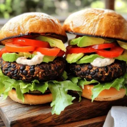 Black Bean Burgers Healthy and Flavorful Recipe