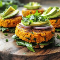 Sweet Potato Chickpea Burgers Delicious and Nutritious