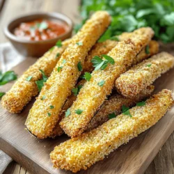 - Medium eggplant - Breadcrumbs (panko recommended) - Parmesan cheese (or nutritional yeast) - Garlic powder - Onion powder - Smoked paprika - Salt and pepper - Eggs - Olive oil - Fresh parsley (optional for garnish) These ingredients make the perfect crispy air fryer eggplant fries. The eggplant brings a nice texture, while panko breadcrumbs add crunch. You can use Parmesan or nutritional yeast based on your diet. Each seasoning enhances flavor and makes each bite tasty. When selecting your eggplant, look for ones that feel firm and heavy. This ensures freshness and good taste. Panko breadcrumbs give a lighter crunch than regular ones, making them my go-to choice. The spices like garlic powder and smoked paprika add depth and warmth. Using fresh parsley for garnish brightens the dish. It adds a pop of color and freshness. You can skip it if you prefer, but it really elevates the look. The combination of these ingredients makes for a delicious snack. Each part plays a role in flavor and texture. For the full recipe, check out the detailed instructions. First, wash your eggplant well. Cut it into thin fries, about 1/4 inch thick. This size helps them cook evenly. If you want, you can coat them lightly with flour. This helps the egg stick better. Next, grab three bowls. In one bowl, place the flour (if using). In the second bowl, beat the two large eggs. In the third bowl, mix the breadcrumbs, Parmesan cheese, garlic powder, onion powder, smoked paprika, salt, and pepper. Stir until everything is well combined. Now it's time to air fry! Preheat your air fryer to 400°F (200°C) for about 5 minutes. Dip each eggplant fry into the beaten eggs, then roll them in the breadcrumb mix. Press gently so the crumbs stick well. Place the fries in a single layer in the air fryer basket. Drizzle olive oil on top for extra crunch. Cook for 10-12 minutes. Shake the basket halfway through to cook evenly. Your eggplant fries will turn golden brown and crispy. To make your eggplant fries crispy, start by preheating your air fryer. Preheating helps create a hot cooking environment. This hot air cooks the fries quickly and evenly. Aim for 400°F (200°C) for the best results. Next, drizzle some olive oil over your fries. Olive oil adds flavor and helps the fries brown nicely. A little oil goes a long way in making them crunchy. Not all eggplants are the same. Choose a medium eggplant with shiny skin. Look for one that feels heavy for its size. This freshness means better texture and flavor. When cutting the eggplant, aim for thin fries. Thinner pieces cook faster and get crispier. One big mistake is overcrowding the air fryer basket. If you pile fries on top of each other, they won’t cook evenly. Give them space to breathe. Another mistake is skipping seasonings. Don’t forget to season your fries! A mix of garlic powder, onion powder, and smoked paprika adds great taste. Use the full recipe for more details on seasonings. {{image_2}} For a vegan twist, swap Parmesan cheese with nutritional yeast. This adds a cheesy taste without dairy. You can also try using other plant-based coatings. Some options include crushed nuts or seeds. They provide a nice crunch and flavor. You can change the taste by using different spices. Try adding cayenne for heat or Italian herbs for a fresh touch. If you want a cheesy flavor, consider adding cheese alternatives like vegan mozzarella. These changes keep the dish exciting and new. Eggplant fries taste great with many dipping sauces. Marinara, ranch, or a spicy aioli work well. You can also serve them with sides like a fresh salad or roasted veggies. This makes your snack even more delicious and satisfying. For the full recipe, check the details provided earlier. To store your leftover eggplant fries, place them in an airtight container. Make sure they cool completely before sealing. This helps keep their texture. You can refrigerate them for up to three days. After that, the fries may lose their crunch and become soggy. The best way to reheat eggplant fries is in the air fryer. Preheat the air fryer to 350°F (175°C). Place the fries in a single layer and heat for about 5 to 6 minutes. This method keeps them crispy. If you don’t have an air fryer, you can use an oven. Spread the fries on a baking sheet and bake at 350°F (175°C) for about 10 minutes. To freeze eggplant fries, let them cool completely first. Lay them out in a single layer on a baking sheet. Freeze them for about an hour until solid. Then, transfer the fries to a freezer-safe bag. This helps keep them from sticking together. When you’re ready to eat, thaw them in the fridge overnight. For the best texture, reheat them in an air fryer. This keeps them crispy after thawing. To make your eggplant fries crispy, follow these tips: - Use panko breadcrumbs. They add extra crunch. - Preheat your air fryer. This helps start the cooking right. - Don’t overcrowd the basket. Give each fry space to crisp up. - Drizzle olive oil. A little oil goes a long way for crunch. - Shake the basket. This ensures even cooking and browning. Yes, you can! Here are some great choices: - Zucchini. It cooks well and tastes great. - Sweet potatoes. They add a nice sweetness. - Carrots. These give a good crunch and flavor. - Bell peppers. They are colorful and tasty. Just cut them into fry shapes and follow the same method. Popular dipping sauces for eggplant fries include: - Marinara sauce. It’s a classic choice. - Ranch dressing. Creamy and tasty with fries. - Garlic aioli. A flavorful twist on dipping. - Spicy sriracha. For those who like it hot. Feel free to get creative and mix your favorite flavors! Look for these signs of perfectly cooked eggplant fries: - Golden brown color. This means they are crisp and ready. - Crunchy texture. They should feel firm when you bite in. - No soft spots. The fries should feel even all over. If you see these signs, you’re good to go! For the full recipe, check back to the earlier sections. In this post, we covered how to make crispy eggplant fries. You need a few main ingredients, like medium eggplant, panko breadcrumbs, and Parmesan cheese. Prepping the eggplant correctly and using the right seasonings are key steps. Remember to preheat your air fryer for the best results. Feel free to experiment with flavors and dipping sauces. Enjoy your delicious eggplant fries, and have fun making them!