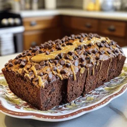 - 3 ripe bananas, mashed - 1/2 cup tahini - 1/2 cup brown sugar - 1/4 cup maple syrup - 2 large eggs These essential ingredients form the base of the Chocolate Tahini Banana Bread. The ripe bananas add natural sweetness and moisture. Tahini brings a creamy texture and nutty flavor. Brown sugar and maple syrup enhance the sweetness while giving depth. The eggs help bind everything together, creating a rich and tender loaf. - 1 teaspoon baking soda - 1/2 teaspoon baking powder - 1/4 teaspoon salt - 1 1/2 cups all-purpose flour Next, we have the dry ingredients. Baking soda and baking powder work together to make the bread rise. Salt balances the sweetness and enhances the flavors. All-purpose flour gives the bread structure while keeping it soft and fluffy. - 1/2 cup semi-sweet chocolate chips - 1/4 cup chopped walnuts For extra flavor and texture, consider these optional add-ins. Chocolate chips melt into gooey pockets of goodness. Walnuts add a nice crunch and nutty taste. You can mix and match based on your mood or pantry. For the full recipe, check the section titled Full Recipe. - Preheat the oven to 350°F (175°C). - Prepare the loaf pan by greasing it or lining it with parchment paper. First, I always preheat my oven. This step helps the bread bake evenly. While the oven warms up, I prepare my loaf pan. Greasing it or using parchment paper makes for easy removal later. - Combine mashed bananas and tahini. - Whisk in brown sugar, maple syrup, eggs, and vanilla extract. Next, I take my ripe bananas and mash them well in a large bowl. I add tahini to the bananas. Mixing them creates a creamy base. Then, I whisk in brown sugar, maple syrup, eggs, and vanilla extract. This mixture adds sweetness and flavor. It’s important to blend until everything is smooth. - Combine dry ingredients and fold into wet mixture. - Pour batter into the prepared pan and bake for 50-60 minutes. In a separate bowl, I mix the dry ingredients: flour, baking soda, baking powder, and salt. I gently fold this dry mix into my wet mixture. I make sure not to overmix, as this keeps the bread fluffy. After that, I pour the batter into the loaf pan. I smooth the top with a spatula. Finally, I bake it for 50-60 minutes. I check with a toothpick; it should come out clean. Once it's done, I let it cool for 10 minutes in the pan. Then, I transfer it to a wire rack. For the full recipe, check the details above. - Use very ripe bananas for sweetness and moisture. The browner, the better! - Avoid overmixing the batter. This keeps the bread fluffy and light. When bananas are ripe, they become sweeter and softer. This adds the perfect flavor to your bread. Overmixing can make the bread tough, so mix just until combined. - Drizzle some extra tahini on top before serving. It adds richness and flavor. - Pair with fresh fruit for added color and nutrition. Berries or sliced apples work great. Drizzling tahini over the warm bread enhances its taste and makes it look great. Fresh fruit not only looks good but also adds vitamins and fiber. - Store your banana bread in an airtight container at room temperature. It keeps the bread fresh. - You can freeze it for later enjoyment. Just slice it first for easy thawing. Keeping the bread in an airtight container prevents it from drying out. When freezing, slice it so you can enjoy a piece whenever you want. {{image_2}} You can easily tweak this recipe to suit your taste. Adding spices like cinnamon or nutmeg gives the bread a warm and cozy flavor. These spices pair well with the sweet bananas and rich tahini. If you want a different texture, swap out the chocolate chips for dried fruit or nuts. Dried cranberries or almonds can add a nice twist to your banana bread. If you're looking for a gluten-free option, simply use gluten-free flour. It works just as well and keeps the bread soft. For sweetness, you can swap maple syrup with honey or agave nectar. Both options will give your bread a unique flavor while keeping it moist. Want to make this recipe vegan? No problem! Replace the eggs with flax eggs. To make a flax egg, mix one tablespoon of ground flaxseed with three tablespoons of water. Let it sit for a few minutes until it thickens. This simple swap keeps the bread just as tasty! Feel free to explore these variations to make your Chocolate Tahini Banana Bread even more delightful. Check the Full Recipe for more details on how to craft this delicious treat! To check if your banana bread is done, insert a toothpick into the center. If it comes out clean, your bread is ready. This simple test helps you avoid undercooked or dry bread. A few moist crumbs on the toothpick are okay, but no wet batter should stick. Yes, you can use different types of flour. Whole wheat flour works well and adds extra fiber. Gluten-free flour is also a great substitute if you need it. Just keep in mind that the texture may change slightly. Your Chocolate Tahini Banana Bread will stay fresh for up to 3 days at room temperature. Store it in an airtight container to keep it moist. If you want to save some for later, you can freeze it for up to 3 months. Just wrap it well to prevent freezer burn. For the full recipe, check out the detailed instructions above. - 3 ripe bananas, mashed - 1/2 cup tahini - 1/2 cup brown sugar - 1/4 cup maple syrup - 2 large eggs - 1 teaspoon vanilla extract - 1 teaspoon baking soda - 1/2 teaspoon baking powder - 1/4 teaspoon salt - 1 1/2 cups all-purpose flour - 1/2 cup semi-sweet chocolate chips - 1/4 cup chopped walnuts (optional) 1. Preheat your oven to 350°F (175°C). Grease a loaf pan or line it with parchment. 2. In a bowl, mash the bananas and mix with tahini. 3. Add brown sugar, maple syrup, eggs, and vanilla. Whisk until smooth. 4. In another bowl, mix flour, baking soda, baking powder, and salt. 5. Slowly fold the dry mix into the wet mix, stirring gently. 6. Stir in chocolate chips and walnuts, if using. 7. Pour the batter into the loaf pan. Smooth the top with a spatula. 8. Bake for 50-60 minutes. Check doneness with a toothpick. 9. Cool in the pan for 10 minutes, then transfer to a rack. This recipe makes 10 slices. Each slice is rich in fiber and healthy fats. The bananas add natural sweetness, and tahini boosts the nutrition. You get a nice mix of carbs and protein with every bite! This blog post shared how to make Chocolate Tahini Banana Bread. You learned about the essential and dry ingredients. I gave you step-by-step directions to create this treat. Tips and tricks helped you bake it perfectly, while variations let you customize it. Banana bread is tasty and fun to make. You can enjoy it fresh or store it for later. Experiment with flavors to make it your own. Happy baking!