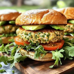 You need 1 pound of ground turkey for this dish. Ground turkey is lean and healthy. It cooks well and absorbs flavors nicely. Choose a good quality turkey for the best taste. Gather these fresh herbs and spices for great flavor: - 2 cloves garlic, minced - 1 tablespoon fresh parsley, chopped - 1 tablespoon fresh basil, chopped - 1 teaspoon dried oregano - 1 teaspoon onion powder - 1/2 teaspoon smoked paprika - Salt and pepper to taste These herbs and spices give the burgers a bright and tasty punch. The garlic adds depth, while the herbs bring freshness. Smoked paprika gives a subtle warmth. For a perfect burger, consider these toppings: - 4 whole wheat burger buns - 1 cup mixed greens (lettuce, arugula, spinach) - Sliced tomatoes - Avocado slices (optional) Whole wheat buns add fiber and flavor. Mixed greens add crunch and nutrients. Sliced tomatoes provide juiciness. If you love avocados, add them for creaminess. Start by gathering all your ingredients. You will need 1 pound of ground turkey, 2 cloves of minced garlic, fresh parsley, and fresh basil. Add 1 teaspoon of dried oregano and 1 teaspoon of onion powder. For a touch of warmth, include 1/2 teaspoon of smoked paprika. Don’t forget to add salt and pepper to taste. In a large mixing bowl, combine all these ingredients. Use your hands to mix them well but avoid overmixing. You want a nice blend without making the meat tough. This step is key to a juicy burger. Now, divide the mixture into four equal portions. This will help you get even-sized patties. Shape each portion into a patty that is about 1/2 inch thick. Make a small indentation in the center of each patty. This helps them cook evenly and keeps them from puffing up. Set the patties aside on a plate. They are ready for cooking once you finish shaping them all. Next, preheat your grill or skillet over medium-high heat. Lightly grease it with olive oil to prevent sticking. Let it heat up for a few minutes. Once hot, place the turkey patties on the grill or skillet. Cook them for about 5-6 minutes on one side. Look for a nice brown color before flipping them. After flipping, cook for another 5-6 minutes. Use a meat thermometer to check that the internal temperature reaches 165°F. During the last minute of cooking, place your burger buns cut-side down on the grill. Toasting the buns adds extra flavor and texture. To assemble, place a cooked patty on each toasted bun. Top with mixed greens, sliced tomatoes, and avocado if you like. Close the burgers and enjoy your tasty meal! To make the best turkey patties, avoid overmixing the meat. Mix just until combined. This helps keep the patties tender. Shape them into even rounds, about 1/2 inch thick. This thickness helps them cook evenly. Use your thumb to make a small dent in the center of each patty. This helps them stay flat while cooking. You can boost the flavor in these turkey burgers. Try adding some grated cheese or a dash of hot sauce to the mix. For a zesty twist, squeeze in some lemon juice. Fresh herbs, like cilantro or dill, can also add a nice touch. Don't forget to season well with salt and pepper for a tasty bite. Grilling adds a smoky flavor to your turkey burgers. Preheat the grill and make sure it’s hot before adding the patties. Cook for about 5-6 minutes on each side. If you choose a skillet, heat it over medium-high. Use olive oil to prevent sticking. Both methods work great, so pick the one you like best! {{image_2}} You can make these turkey burgers even healthier. Swap ground turkey for lean ground chicken. It has less fat but still tastes great. You can also use Greek yogurt in place of some oil. This adds creaminess and cuts calories. Instead of whole wheat buns, try lettuce wraps. They are low-carb and add a nice crunch. Let’s get creative with flavors! Add chopped sun-dried tomatoes for a Mediterranean twist. You can mix in feta cheese for a rich taste. Want a kick? Add jalapeños or chili flakes for heat. For a smoky flavor, try adding chipotle powder. Each of these changes gives a new spin to the classic turkey burger. If you want to skip meat, there are great options. Use black beans or chickpeas as a base. Mash them and mix with herbs and spices like garlic and onion powder. You can also try lentils or quinoa for a hearty burger. For a fun twist, make a portobello mushroom burger. It has a great texture and absorbs flavors well. After cooking, let the turkey burgers cool down. Place them in a shallow, airtight container. You can store them in the fridge for up to three days. When ready to eat, you can enjoy them cold or reheat them. You can freeze turkey burgers for later. Wrap each burger in plastic wrap. Then, place them in a freezer bag. They can stay in the freezer for up to three months. When you want to eat them, thaw them in the fridge overnight before reheating. To reheat, you have a few options. You can use a skillet over medium heat. Cook the burgers for about 4-5 minutes on each side. You can also use a microwave. Heat on high for 1-2 minutes, but check to ensure they heat evenly. If they are frozen, add a minute or two. Always check if the internal temperature reaches 165°F before eating. Enjoy your tasty turkey burgers again! Turkey burgers usually take about 10 to 12 minutes to cook. You want to grill them for 5 to 6 minutes on one side. Then, flip them and cook for another 5 to 6 minutes. Make sure the inside reaches 165°F. This keeps the burgers safe and juicy. Yes, you can make turkey burgers ahead of time. Prepare the patties and store them in the fridge. They can stay fresh for up to a day. You can also freeze them. Just wrap each patty well and place them in a freezer bag. They last up to three months in the freezer. When you are ready, thaw them in the fridge overnight before cooking. Turkey burgers pair well with many side dishes. Here are some great options: - Sweet potato fries - Coleslaw - Grilled vegetables - A fresh garden salad - Corn on the cob These sides add color and flavor to your meal. They also balance the taste of the turkey burger nicely. In this blog post, we covered the key elements to make delicious turkey burgers. First, we explored the ingredients, highlighting ground turkey, fresh herbs, and toppings. Next, I shared easy steps for mixing, shaping, and cooking your patties. We also discussed tips for perfecting your burgers and variations for different diets. Lastly, I provided storage info for leftovers and answered common questions. Remember, turkey burgers can be tasty and healthy with the right ingredients. Enjoy creating your own unique burgers at home!