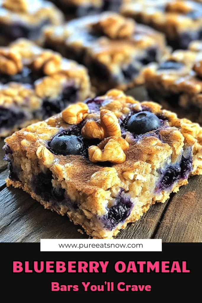 Start your day with these delicious Blueberry Oatmeal Breakfast Bars that are easy to make and full of flavor! Packed with rolled oats, fresh blueberries, and a hint of cinnamon, these bars are perfect for on-the-go breakfasts or snacks. With wholesome ingredients like honey and applesauce, they are naturally sweet and healthy. Click to explore this simple recipe and enjoy a tasty morning treat! #BlueberryOatmeal #HealthyBreakfast #OatmealBars #RecipeIdeas