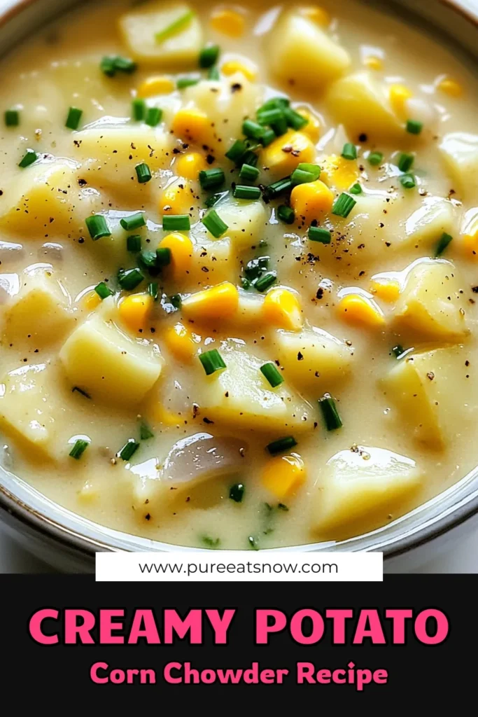 Warm up with this delicious slow cooker creamy potato corn chowder that’s perfect for any occasion! Made with tender potatoes, sweet corn, and a rich creamy broth, this easy recipe is a comforting meal your family will love. Plus, it’s simple to prepare in just 15 minutes! Ready to dive into this satisfying dish? Click through for the full recipe and discover the joy of home-cooked goodness. #SlowCookerRecipes #Chowder #ComfortFood #HealthyEating