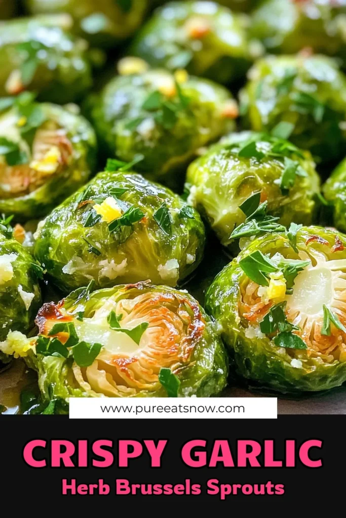 Discover the mouthwatering flavors of Garlic Herb Smashed Brussels Sprouts with this simple and delicious recipe. Perfectly blanched and roasted to perfection, these sprouted delights are packed with garlic, herbs, and a hint of lemon zest. Elevate your vegetable game and impress your family or guests! Click through for the full recipe and make your next meal unforgettable. #BrusselsSprouts #HealthyRecipes #Vegetarian #Yummy