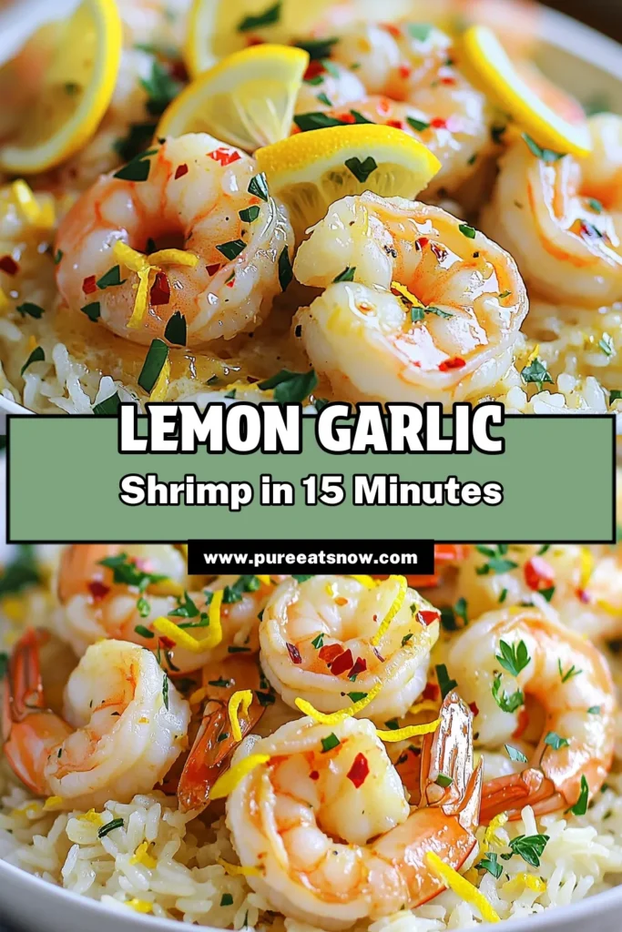 Discover the deliciousness of Instant Pot Lemon Garlic Butter Shrimp with this easy-to-follow recipe! In just 15 minutes, you can whip up tender shrimp infused with zesty lemon and rich garlic butter, perfect for a quick weeknight dinner or impressing guests. Serve it over rice or with crusty bread to savor every drop of that flavorful sauce. Click through for step-by-step instructions and make your meal unforgettable!