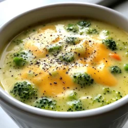 - 4 cups fresh broccoli florets - 1 medium onion, diced - 3 cloves garlic, minced - 1 cup carrots, diced - 4 cups vegetable broth - 2 cups sharp cheddar cheese, grated - 1 cup heavy cream - 1 teaspoon mustard powder - 1 teaspoon onion powder - 2 tablespoons olive oil - Salt and pepper to taste You need fresh ingredients for the best flavor. I use broccoli florets, diced onions, minced garlic, and diced carrots. These veggies add color and nutrition to your soup. The carrots bring a nice sweetness, while garlic and onion provide depth. Next, we have pantry staples. They are easy to find and help create a creamy base. The vegetable broth makes the soup rich. Sharp cheddar cheese gives a strong flavor. Heavy cream adds creaminess. Mustard powder and onion powder enhance the taste. Olive oil is for sautéing, while salt and pepper balance everything out. Gather these ingredients before you start cooking. Fresh and quality items make a big difference. Enjoy the process, and get ready to make a delicious soup! To start, turn on your Instant Pot and set it to sauté mode. This lets the pot heat up. Add two tablespoons of olive oil. Once the oil is hot, toss in the diced onion. Sauté the onion for about three to four minutes. You want it to turn translucent and soft. Next, add three cloves of minced garlic to the pot. Sauté the garlic for one more minute. Stir it often so it does not burn. Now, it’s time to add the main ingredients. Add one cup of diced carrots and four cups of fresh broccoli florets. Stir everything well to mix the flavors. Pour in four cups of vegetable broth. Then, add one teaspoon each of mustard powder and onion powder. Don’t forget to add salt and pepper to taste. Stir to combine all the ingredients. Close the lid of the Instant Pot. Make sure the steam vent is sealed tight. Set the pot to cook on high pressure for five minutes. This will cook the veggies perfectly. When the cooking time is up, carefully perform a quick release of the steam. This will let the steam escape fast. Now, it’s time to make the soup creamy. Open the lid and stir the soup well. Use an immersion blender to blend the soup until it is smooth. If you don’t have one, you can blend in batches in a regular blender. After blending, stir in one cup of heavy cream and two cups of grated sharp cheddar cheese. Mix until the cheese melts and combines well. Taste it and adjust the seasoning with more salt and pepper if needed. Enjoy your creamy broccoli cheddar soup warm! To make your soup smooth, use an immersion blender. Blend until it’s creamy and free of lumps. If you prefer a chunkier texture, blend just half of the soup. You can also adjust creaminess. Add more heavy cream for a richer taste. If you want a lighter soup, reduce the cream or use more broth. Boost the flavor with spices. Try adding a pinch of cayenne pepper for heat. A bit of nutmeg can add warmth. You can also mix in other veggies like spinach or peas. These add color and nutrients without changing the taste much. Presentation matters! Serve the soup in a bowl with a sprinkle of cheese on top. You can also add croutons for crunch. Pair your soup with crusty bread or a fresh salad. This makes a great meal that feels complete. {{image_2}} You can switch up the cheese for a new taste. Using mild cheddar gives a softer flavor. Gouda adds a nice smokiness. Try cream cheese for extra creaminess. It will make your soup richer and smoother. If you want a vegan version, you can easily swap dairy. Use cashew cream for a creamy base. Nutritional yeast adds a cheesy flavor without any dairy. This way, everyone can enjoy this soup. Want to boost the soup? Add protein like cooked chicken or beans. This makes it more filling. You can also sprinkle in nutmeg or cayenne pepper for a kick. These spices add warmth and depth to the flavor. Cooling the soup well is key to keeping it safe. Let the soup cool at room temperature for no more than two hours. This helps avoid bacteria growth. Once cooled, transfer the soup to airtight containers. I like to use glass jars or plastic containers with tight lids. They keep the soup fresh. Label each container with the date you made it. This way, you can track how long it stays good. Reheating is simple and can be done in a few ways. You can use a microwave or a stove. If using a microwave, place the soup in a bowl. Heat it in short bursts, stirring often. This helps keep the soup hot and tasty. For the stove, pour the soup into a pot. Heat over low to medium heat and stir frequently. To keep the creaminess, add a splash of heavy cream while reheating. This adds richness back into the soup. Make sure to check the seasoning again before serving. You may want to add a little salt or pepper after reheating. Yes, you can use frozen broccoli in this soup. - To use frozen broccoli, add it directly to the pot. - No need to thaw it first; just keep an eye on the cooking time. - Adjust cooking time to about 7 minutes for frozen broccoli. Frozen broccoli is a great time-saver. It is just as nutritious as fresh. Plus, it adds a nice texture to the soup. Just remember to check that it is evenly cooked. If you want a thicker soup, you have a few easy options. - Blend part of the soup and leave some chunks for texture. - Add a little more heavy cream or cheese to enrich it. - Mix in a cornstarch slurry, made from cornstarch and water. You can also try adding mashed potatoes or cooked rice. These ingredients can add body without changing the flavor much. Yes, this soup is gluten-free! - All the ingredients listed are safe for gluten-free diets. - Always check your broth and cheese for gluten content. If you want to be extra careful, use gluten-free broth. This ensures your soup stays safe for those with sensitivities. Enjoy your creamy broccoli cheddar soup without worry! This blog post offers a simple guide to making a creamy vegetable soup in an Instant Pot. You learned how to use fresh and pantry ingredients, prepare, and cook the soup. I shared tips to enhance flavor and texture, along with storage advice. You can explore variations like vegan options or try different cheeses. This soup is versatile and allows for creativity. Now, you can enjoy a warm, tasty bowl that's easy to make and great for sharing. Give it a try!