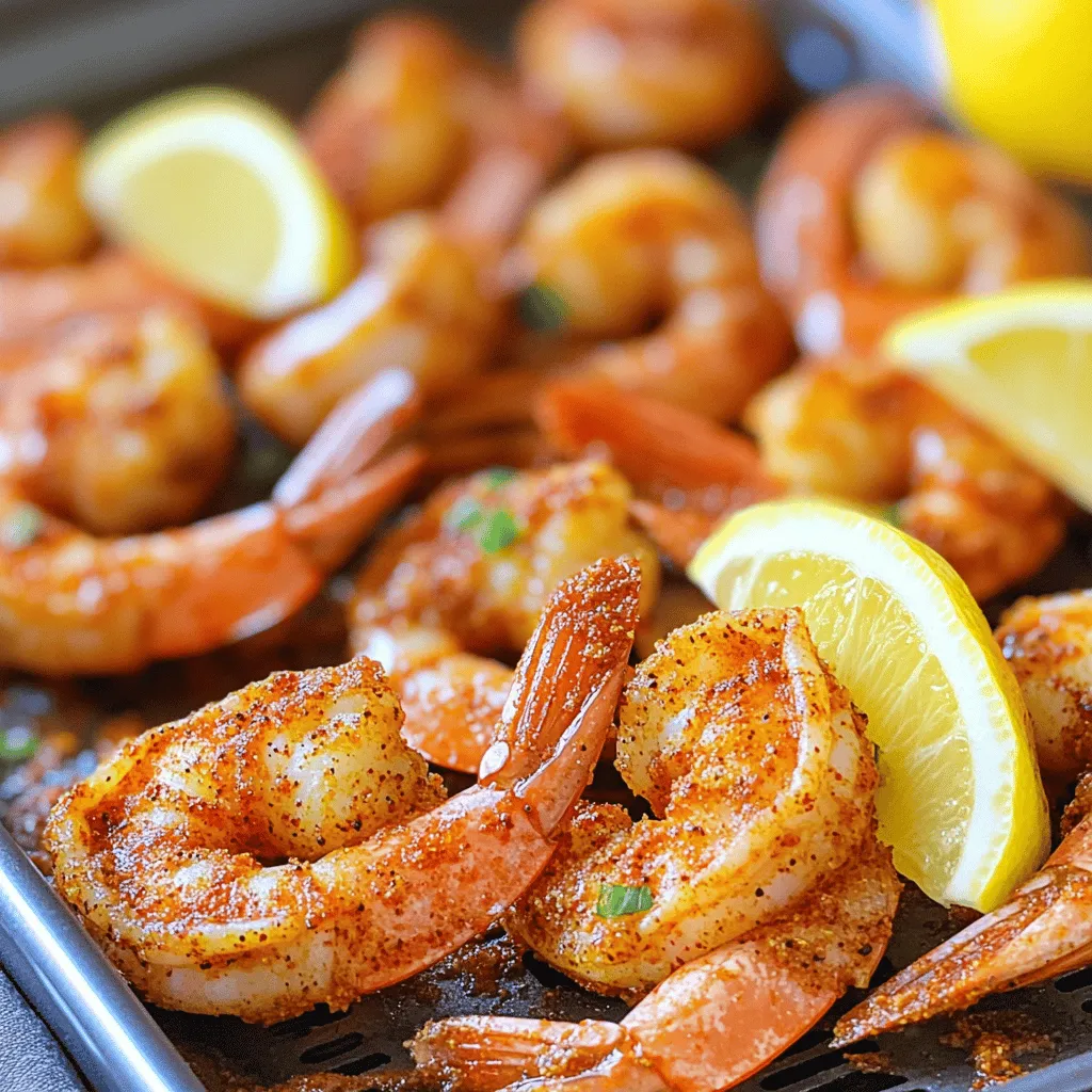 - 1 pound large shrimp, peeled and deveined - 2 tablespoons olive oil - 1 tablespoon Cajun seasoning - ½ teaspoon garlic powder - ½ teaspoon onion powder - ½ teaspoon smoked paprika - ½ teaspoon black pepper - ½ teaspoon salt - ¼ teaspoon cayenne pepper (adjust for heat preference) - Lemon wedges, for serving For shrimp, I like using wild-caught varieties. They taste better and are healthier. Brands like SeaPak and Whole Foods often have good quality shrimp. For olive oil, go for a cold-pressed extra virgin option. Brands like California Olive Ranch or Lucini work well. For Cajun seasoning, try Tony Chachere's or Zatarain's for authentic flavor. If you are allergic to shellfish, try using chicken instead. Cut it into bite-sized pieces. For a vegan option, use cauliflower or tofu. Replace olive oil with avocado oil for a similar taste. If you want less heat, skip the cayenne pepper or use smoked paprika instead. 1. Start by mixing olive oil and Cajun seasoning in a large bowl. 2. Add garlic powder, onion powder, smoked paprika, black pepper, salt, and cayenne pepper. Stir well to make a tasty marinade. 3. Toss the shrimp into the marinade. Make sure each shrimp is coated. 4. Let the shrimp sit for at least 15 minutes. This helps the flavors soak in. 5. Preheat the air fryer to 400°F (200°C) for about five minutes. 6. Place the marinated shrimp in the air fryer basket. Arrange them in a single layer. 7. Cook the shrimp for 8-10 minutes. Shake the basket halfway through for even cooking. 8. When done, the shrimp should be crispy and reach an internal temperature of 120°F (49°C). 9. Carefully take out the shrimp and serve with lemon wedges. Marinating your shrimp is key. It allows the flavors to blend and intensify. If you skip this step, your shrimp may taste bland. A short marinating time of at least 15 minutes works well. For deeper flavor, consider marinating for 30 minutes. This also helps the seasoning stick better. Setting the right temperature matters. Cooking at 400°F ensures a crispy texture. If your air fryer is different, adjust the time. Shrimp cook quickly, so keep an eye on them. Aim for 8-10 minutes of cooking time. Check for doneness by looking for a pink color. They should be firm and not rubbery. To get crispy shrimp, start with dry shrimp. Pat them with paper towels to remove moisture. The less moisture, the crispier they get. Use a light coating of olive oil. It helps the seasoning stick and adds to the crisp. Cook shrimp in a single layer in the air fryer. Overcrowding makes them steam instead of fry. Shake the basket halfway through cooking. This ensures even cooking and crispiness. For an extra crunch, try adding a light dusting of breadcrumbs before cooking. Crispy Cajun shrimp taste great with lemon wedges. Their bright flavor balances the spice. Serve them over fluffy rice, or toss them in a fresh salad. They also pair well with creamy dips like ranch or tartar sauce. For a feast, add some grilled veggies or cornbread on the side. One common mistake is not marinating long enough. Let the shrimp soak up the flavors for at least 15 minutes. Another mistake is cooking them at too low a temperature. Always preheat your air fryer to 400°F for best results. Avoid using frozen shrimp without thawing them first. They won’t cook evenly and may become rubbery. Lastly, don’t skip the shaking step; it’s key to getting that perfect crisp. {{image_2}} Want to kick up the heat? Try adding more cayenne pepper. You can also mix in hot sauce to the marinade. This will give your shrimp a fiery kick. If you love bold flavors, add some diced jalapeños to the mix. For a smoky flavor, consider using chipotle powder instead of regular cayenne. These changes can make your dish exciting and fun! If Cajun spice isn't your thing, you can switch it up. Try a taco seasoning blend for a different twist. You could also use lemon pepper for a zesty flavor. For a classic taste, go with Italian herbs like oregano and basil. Experimenting with different spices can lead to unique dishes. Don't be afraid to play with flavors until you find your favorite! Serving these shrimp over rice is a great option. White or brown rice works well. You can also try serving them on a fresh salad. Mix greens, tomatoes, and cucumbers with your shrimp for a light meal. Drizzle some lemon juice or a vinaigrette for extra flavor. Both options make for a tasty and filling dish. To store leftover crispy Cajun shrimp, let them cool first. Place them in an airtight container. You can keep the shrimp in the fridge for up to three days. This keeps them fresh and tasty. Make sure to seal the container well to avoid any odors. When you are ready to eat the leftovers, reheating is key. Preheat your air fryer to 350°F (175°C). Place the shrimp in a single layer in the basket. Heat them for about 5 minutes. This method helps keep them crispy. If you don’t have an air fryer, you can also use a skillet. Heat on medium for a few minutes until warm. If you want to save shrimp for later, freezing is a good option. Place the cooled shrimp in a freezer-safe bag. Remove as much air as possible before sealing. You can freeze them for up to three months. When ready to eat, thaw in the fridge overnight and reheat as mentioned above. This way, you can enjoy your crispy Cajun shrimp anytime! You should cook shrimp in an air fryer for 8-10 minutes. I recommend shaking the basket halfway. This helps them cook evenly and get crispy. The shrimp are done when they reach an internal temperature of 120°F. Perfect timing makes all the difference for great flavor! Yes, you can use frozen shrimp! Just make sure to thaw them first. You can do this by placing them in cold water for about 15-20 minutes. Pat them dry before marinating to ensure the spices stick well. Using frozen shrimp saves time and is easy! A zesty lemon aioli or a spicy remoulade works great! You can mix mayonnaise with lemon juice and some hot sauce for a quick dip. The cool sauce pairs well with the spicy shrimp. Try different sauces to find your favorite! This blog post covered key ingredients, step-by-step cooking methods, and helpful tips. You learned how to make flavorful, crispy shrimp in an air fryer. We discussed substitutions for allergies, storage tips, and common mistakes to watch for. You can explore spicy variations and perfect pairings for your dish. With these insights, you can confidently create a delicious meal. I hope you enjoy this tasty adventure in cooking shrimp. Happy cooking!