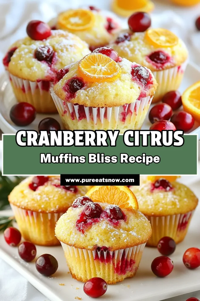 Delight in these irresistible Cranberry Citrus Muffins, the perfect Orange Muffin Recipe for fall! These Easy Cranberry Muffins combine the tartness of cranberries with zesty orange for a refreshing treat. Ideal for breakfast or snacks, this Fall Muffins Recipe is a must-try! Enjoy homemade muffins with cranberries that are quick and easy to prepare. Get the recipe now and enjoy delicious flavors all season long! #CranberryMuffins #OrangeMuffins #FallBaking #HomemadeMuffins
