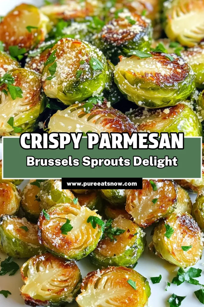 Discover the perfect side dish with this irresistible Parmesan roasted Brussels sprouts recipe! Crispy Brussels sprouts with cheese are not only easy to make but packed with flavor. Drizzle balsamic glaze for an extra touch of gourmet taste. Ideal for any meal, this easy Brussels sprouts side dish will impress your family and friends. Try it today and elevate your dinner table! Save this recipe for later! #ParmesanRoastedBrusselsSprouts #EasySideDish #BrusselsSproutsRecipe #CrispyBrusselsSprouts