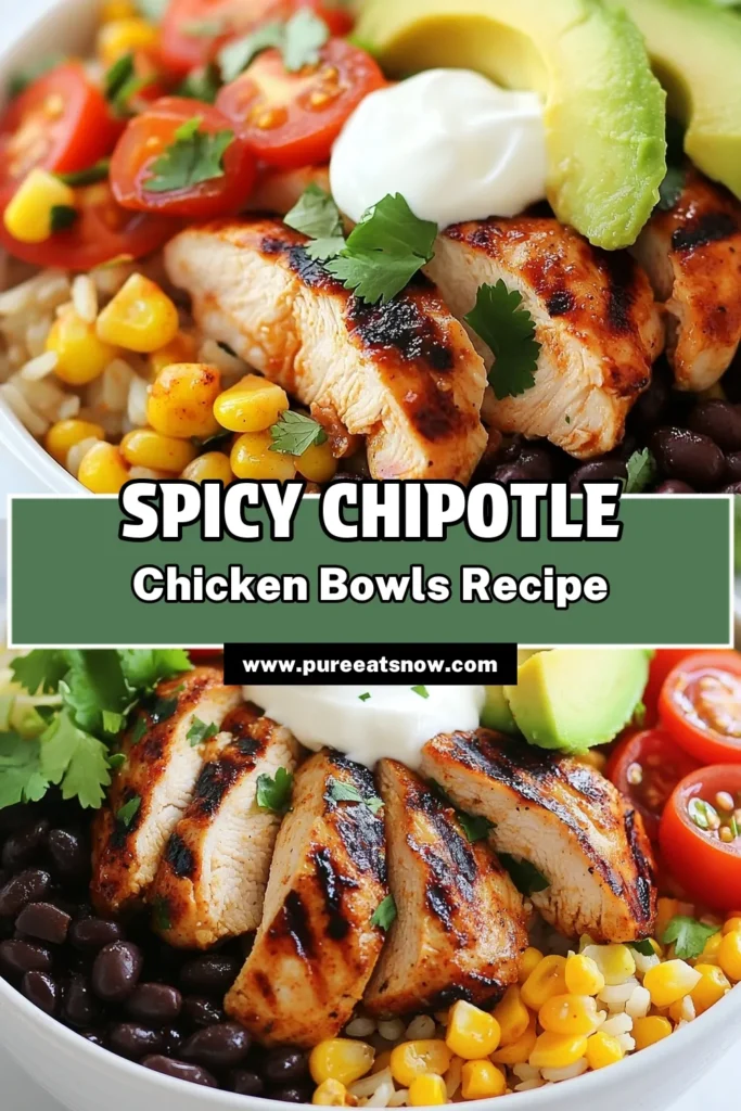 Discover the ultimate Chipotle chicken burrito bowl recipe that's healthy, delicious, and easy to make! These easy chicken burrito bowls are packed with flavor from marinated chicken thighs, brown rice, black beans, and fresh toppings like avocado and cherry tomatoes. Perfect for meal prep or a quick dinner, you'll love this homemade burrito bowl that satisfies cravings without the guilt. Try it today! #ChipotleChicken #HealthyBurritoBowl #EasyRecipes #MealPrepIdeas
