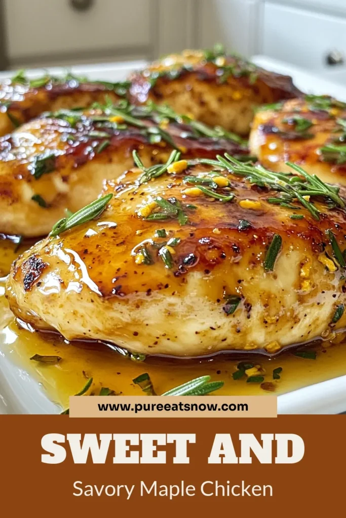 Discover this delicious Maple Dijon chicken recipe that transforms ordinary dinners! With baked maple chicken breasts marinated in savory maple syrup and Dijon mustard, this easy chicken dinner recipe is a family favorite. Perfectly baked and full of flavor, it’s a simple yet impressive Dijon mustard chicken dish. Try it tonight and savor the taste! Save this recipe for later! #MapleDijonChicken #EasyDinnerRecipe #BakedChicken #ChickenDinnerIdeas