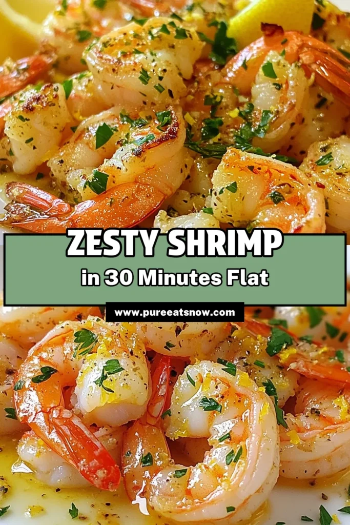 Discover the ultimate Lemon Garlic Shrimp recipe that’s perfect for any occasion! This roasted shrimp with lemon is not only a zesty shrimp dish but also an easy shrimp appetizer that your guests will love. Packed with flavor thanks to the garlic shrimp marinade, it’s ready in just 30 minutes. Elevate your dining experience and impress with this simple yet delicious recipe. Save this for your next gathering! #LemonGarlicShrimp #EasyAppetizer #ShrimpRecipe #ZestyDish