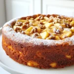 - 1 cup unsalted butter (2 sticks), browned - 1 1/2 cups all-purpose flour - 1 teaspoon baking powder - 1/2 teaspoon baking soda - 1 teaspoon ground cinnamon - 1/2 teaspoon ground nutmeg - 1/4 teaspoon ground ginger - 1/4 teaspoon salt - 1 cup brown sugar, packed - 2 large eggs - 1 teaspoon vanilla extract - 2 medium apples, peeled, cored, and diced (preferably Granny Smith or Honeycrisp) - 1/2 cup chopped walnuts (optional) - Powdered sugar for dusting These ingredients are key to making a rich and tasty cake. The browned butter gives it a nutty flavor. The spices add warmth and aroma. Apples bring moisture and sweetness. - 1/2 teaspoon ground cloves - 1/2 cup raisins or dried cranberries You can add these ingredients for more depth. Cloves add a warm spice. Dried fruits give sweetness and texture. - Use coconut oil instead of butter for a dairy-free option. - Swap all-purpose flour for almond flour for a gluten-free cake. - Honey or maple syrup can replace brown sugar. These swaps help fit different diets or preferences. Always adjust the baking time if you change the ingredients. First, set your oven to 350°F (175°C). This makes sure your cake bakes evenly. While the oven heats, grease and flour a 9-inch round cake pan. This step helps the cake release easily after baking. To brown the butter, place it in a medium saucepan over medium heat. Stir it often as it melts. Keep cooking until it turns a deep golden brown and smells nutty. This process takes about 5-7 minutes. Once done, take it off the heat and let it cool for a few minutes. In a large bowl, whisk together the dry ingredients. Combine the flour, baking powder, baking soda, cinnamon, nutmeg, ginger, and salt. Set this bowl aside. In another bowl, mix the cooled brown butter with brown sugar. Stir well until smooth. Next, add the eggs one at a time, mixing well after each addition. Finally, stir in the vanilla extract. Now, slowly add the dry mix to the wet mix. Stir until they just come together. Avoid overmixing, as this can make the cake tough. Gently fold in the diced apples and walnuts if you’re using them. This adds flavor and texture. Pour the batter into your prepared cake pan. Smooth the top with a spatula. Bake in the preheated oven for 30-35 minutes. To check if it’s done, insert a toothpick in the center. It should come out clean when the cake is ready. When the cake is done, take it out of the oven. Let it cool in the pan for 10 minutes. Then, transfer it to a wire rack to cool completely. Once cool, dust the top with powdered sugar. This gives it a lovely finish! To make perfect brown butter, start with unsalted butter. Use a medium saucepan over medium heat. Melt the butter slowly. Stir it often. Keep an eye on the color. You want a rich golden brown. This process takes about 5 to 7 minutes. The nutty smell means it’s ready. Remove it from heat and let it cool a bit. This step adds depth to your cake. For the best flavor, use Granny Smith or Honeycrisp apples. These apples are tart and firm. They hold up well in the oven. Avoid soft apples like Red Delicious. They can turn mushy and lose their shape. Dice the apples into small pieces for even baking. This helps them blend well in the cake. Measure your ingredients carefully. Too much flour can make the cake dry. Mix the wet and dry ingredients gently. Over-mixing can lead to a tough cake. Always check your oven temperature. An oven that runs hot can burn your cake. Use a toothpick to test doneness. If it comes out clean, your cake is ready. To serve, let the cake cool completely. Dust the top with powdered sugar for a lovely finish. You can add a dollop of whipped cream or a scoop of vanilla ice cream. This makes for an extra treat. For a pretty touch, scatter extra diced apples and walnuts on top. This not only looks nice but adds flavor too. {{image_2}} You can make your cake more festive by adding seasonal spices. Cloves and allspice bring warm, rich flavors that pair well with apples. Just add 1/4 teaspoon of cloves and 1/2 teaspoon of allspice to the dry mix. This will deepen the taste and give your cake a cozy aroma. Each bite will remind you of fall! For a fun twist, consider adding mix-ins. Dried fruits like raisins or cranberries can add sweetness and texture. You can use 1/2 cup of these fruits in place of or along with the apples. If you love chocolate, try adding 1/2 cup of chocolate chips. This creates a lovely contrast with the spices and butter. If you want a gluten-free option, swap the all-purpose flour with a gluten-free blend. Make sure it’s a 1:1 mix for best results. For a vegan cake, replace the eggs with flax eggs. That’s one tablespoon of flaxseed meal mixed with two and a half tablespoons of water for each egg. Use a plant-based butter to replace the unsalted butter. Both options will keep your cake delicious and enjoyable for everyone! To keep your cake fresh, wrap it well. Use plastic wrap or foil. Store it in a cool, dry place. If you want it to last longer, put it in the fridge. It can stay fresh for up to a week this way. Be sure to let it cool completely before wrapping. This helps keep it moist and tasty. You can freeze your Brown Butter Apple Spice Cake for later. First, slice the cake into pieces. Wrap each slice tightly in plastic wrap. Then, put the slices in a freezer bag. Remove as much air as you can. This helps prevent freezer burn. The cake can last for up to three months in the freezer. When you are ready to enjoy it, just thaw it in the fridge overnight. To enjoy your cake warm, reheating is key. Preheat your oven to 350°F (175°C). Place the cake on a baking sheet. Heat it for about 10-15 minutes. This warms it up without drying it out. You can also use a microwave. Heat a slice for about 15-20 seconds. Add a dollop of whipped cream or a scoop of ice cream for extra joy. Yes, you can make this cake ahead of time. Bake the cake and let it cool completely. Then wrap it in plastic wrap. Store it in the fridge for up to 3 days. You can also freeze it for longer storage. Just thaw it in the fridge overnight before serving. If you need a substitute for brown sugar, use white sugar with molasses. Mix 1 cup of white sugar with 1 tablespoon of molasses. This will give you a similar flavor and color. You can also use coconut sugar for a different twist. Yes, you can use different pan sizes. If you use a smaller pan, the cake will be thicker and may take longer to bake. For larger pans, check for doneness sooner. Adjust baking time based on the pan size you choose. To check if the cake is done, insert a toothpick in the center. If it comes out clean or with a few crumbs, the cake is ready. If the toothpick has wet batter, keep baking and check again in 5 minutes. Absolutely! You can add more apples if you like. Just make sure to chop them small. Keep in mind, too many apples can make the cake moist. Aim for about 3 cups of diced apples for balance. This blog shows how to make a delicious Brown Butter Apple Spice Cake. We talked about key ingredients and options for extra flavor. I provided step-by-step baking instructions and shared tips for the perfect cake. Variations add fun twists, and storage info helps keep your cake fresh. Make this cake for a cozy treat. It’s easy and tasty. Enjoy baking, and share your cake with friends and family!