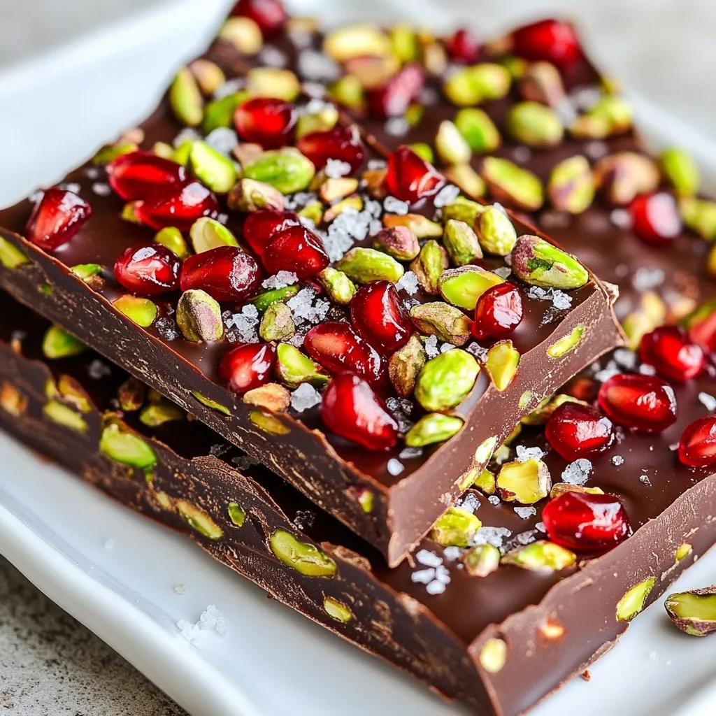 Pomegranate Pistachio Bark Irresistible Treat Recipe