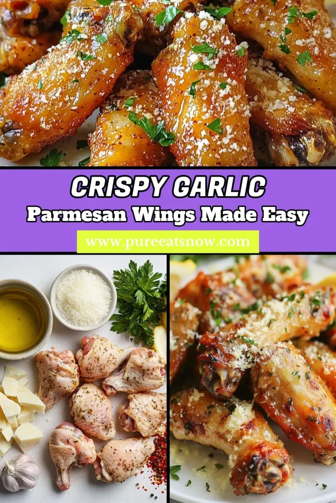 Discover the ultimate Air Fryer Garlic Parmesan Wings that are perfect for game day or any gathering! This crispy chicken wings recipe is not only easy to make, but it&rsquo;s also a go-to for delicious air fryer appetizers. Coat your garlic parmesan chicken wings in a flavorful marinade and enjoy perfectly cooked air fryer chicken wings with parmesan that everyone will love. Try this recipe today and impress your guests! #AirFryerWings #HealthyCooking #ChickenWings #Appetizers