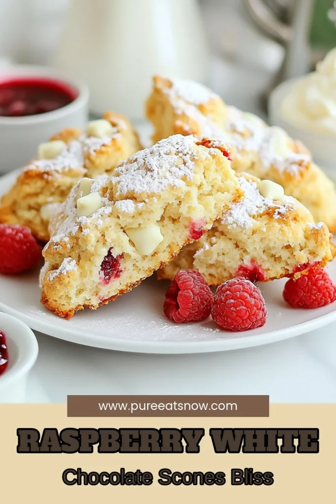 Indulge in these heavenly raspberry white chocolate scones, perfect for any occasion! This easy scone recipe combines the sweetness of white chocolate with fresh raspberries for the best scones you'll ever make. Experience the joy of baking with white chocolate and delight your taste buds. Try this homemade scones recipe today and impress your family and friends! Save this recipe for a delicious treat! #SconeRecipes #BakingWithWhiteChocolate #RaspberryScones #HomemadeScones