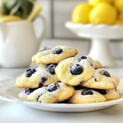 The key to making Lemon Blueberry Ricotta Cookies shine lies in the quality of your ingredients. Here&rsquo;s what you will need: - 1 cup ricotta cheese - 1/2 cup unsalted butter, softened - 1 cup granulated sugar - 1 large egg - Zest of 1 lemon - 2 tablespoons lemon juice - 2 cups all-purpose flour - 1 tsp baking powder - 1/2 tsp baking soda - 1/4 tsp salt - 1 cup fresh blueberries - 1 teaspoon vanilla extract - Optional: powdered sugar for dusting Each ingredient plays a vital role in creating the perfect cookie. The ricotta cheese adds moisture and a rich flavor. The unsalted butter brings creaminess, while sugar adds sweetness. The egg binds everything together. Lemon zest and juice give that bright, fresh taste we love. All-purpose flour provides structure, and the baking powder and baking soda help the cookies rise. Salt balances the sweetness. Fresh blueberries burst with flavor, adding a juicy surprise in every bite. Lastly, vanilla extract enhances the overall taste. Feel free to get creative! You can even dust the cookies with powdered sugar for a lovely finish. Happy baking! {{ingredient_image_1}} - Preheat oven to 350&deg;F (175&deg;C). - Line a baking sheet with parchment paper. First, set your oven to preheat. This helps cookies bake evenly. I always use parchment paper. It keeps cookies from sticking. It also makes for easy cleanup. - Cream butter and sugar until fluffy. - Add ricotta, egg, lemon zest, lemon juice, and vanilla. Next, grab a large bowl. Cream the softened butter and sugar together. Mix until it&rsquo;s light and fluffy. This gives cookies a nice texture. Then, add in the ricotta cheese, egg, lemon zest, lemon juice, and vanilla. Stir until everything is well combined. - Whisk flour, baking powder, baking soda, and salt. - Gradually incorporate dry mixture into wet ingredients. In a separate bowl, whisk together the flour, baking powder, baking soda, and salt. This step is key for the right rise. Slowly mix the dry ingredients into the wet mix. Stir gently so you don&rsquo;t overmix. - Gently fold in blueberries without breaking them. Now, it&rsquo;s time to add the blueberries. Gently fold them into the dough. Take care not to break them. You want to keep those juicy bursts in your cookies! - Drop rounded tablespoons onto baking sheet. - Bake for 12-15 minutes. Using a spoon, drop rounded tablespoons of dough onto the baking sheet. Space them about two inches apart. Bake them in the oven for 12 to 15 minutes. Look for a light golden color around the edges. - Cool on baking sheet for 5 minutes. - Transfer to wire rack. - Optional: Dust with powdered sugar. Once baked, let them cool on the sheet for five minutes. Then, move the cookies to a wire rack. This helps them cool completely. If you want, sprinkle some powdered sugar on top for a sweet touch. Enjoy your delicious Lemon Blueberry Ricotta Cookies! To make soft and tasty cookies, start with butter at room temperature. This helps the butter mix well and creates a nice fluffy dough. When adding flour, mix gently. Overmixing makes cookies tough. You want a light and airy texture. Get creative with your flavors! You can use different citrus zests. Try orange zest for a fun twist. You can also swap out blueberries. Raspberries or strawberries work great too. Each change brings a new taste to enjoy. Store your cookies in an airtight container. This keeps them fresh longer. They stay yummy for about a week at room temperature. If you want them to last longer, freeze them. Just make sure to wrap them well. Pro Tips Use Room Temperature Ingredients: Ensuring your butter and ricotta cheese are at room temperature will help them blend more smoothly, resulting in a lighter cookie texture. Fold Gently: When incorporating the blueberries, fold gently to prevent them from breaking apart and staining the dough, which can affect the appearance of your cookies. Check for Doneness: Since oven temperatures can vary, check your cookies a minute or two before the suggested baking time to ensure they don't overbake. Flavor Variations: For a twist, try adding a teaspoon of almond extract for a different flavor profile or mix in some chopped nuts for added texture. {{image_2}} If you want a gluten-free treat, you can easily swap the all-purpose flour. Use a gluten-free flour blend instead. This way, you still enjoy those tasty lemon blueberry ricotta cookies. Just make sure the blend has a good mix of flours and starches for the best texture. For a sugar-free version, you can use sugar substitutes. Options like stevia or erythritol work well. These substitutes can help cut down on calories while keeping the sweetness you love. Just check the package for the right amount to use. Feel free to add your favorite nuts or dried fruits. Chopped walnuts or pecans give a nice crunch. Dried cranberries or apricots can add more flavor. Mix and match to create your perfect cookie. These small changes can make each batch unique and fun! To keep your Lemon Blueberry Ricotta Cookies fresh, use an airtight container. This prevents air from making them dry. Glass jars work well too, but ensure they seal tight. Store your cookies in the fridge if you want them to last longer. They stay fresh for about a week this way. If you prefer room temperature, they last for about three days. Keep them in a cool, dark place away from sunlight. Freezing your cookies is a great way to enjoy them later. To freeze, place the cookies in a single layer on a tray first. Once they are frozen solid, transfer them to a freezer bag. Make sure to remove as much air as possible. This helps avoid freezer burn. When you want to eat them, take the cookies out and let them thaw at room temperature for about 30 minutes. Enjoy your sweet treat anytime! Ricotta cheese adds moisture and richness to cookies. This soft cheese makes cookies tender and light. It also gives a subtle flavor that works well with lemon and blueberries. Using ricotta can help you cut back on butter while keeping cookies soft. You get a nice balance of texture and flavor with each bite. Yes, you can use frozen blueberries in the recipe. However, fresh blueberries give the best taste and texture. Frozen blueberries may burst more during mixing, which can color the dough. If you use frozen berries, do not thaw them first. Add them directly to the dough for less mess. You can tell the cookies are done when they are lightly golden around the edges. The centers may look a bit soft, but they will firm up as they cool. Bake them for 12 to 15 minutes. Keep an eye on them to avoid overbaking. Yes, you can make the dough ahead of time. Chill the dough for up to 24 hours in the fridge. This will help the flavors meld together. Just scoop the dough onto the baking sheet when you are ready to bake. These cookies pair well with tea or coffee. You can also serve them with a scoop of vanilla ice cream. For a refreshing twist, add a drizzle of lemon glaze on top. Enjoy them as a sweet treat any time of day! In this blog post, we explored how to make delicious blueberry cookies using simple ingredients like ricotta cheese and fresh blueberries. You learned steps for mixing, baking, and cooling your cookies. I shared tips for storage, variations, and answers to common questions. Now, you can create a great treat that impresses everyone. Enjoy baking these cookies and experimenting with flavors! Simple tweaks can lead to exciting results. Happy baking!