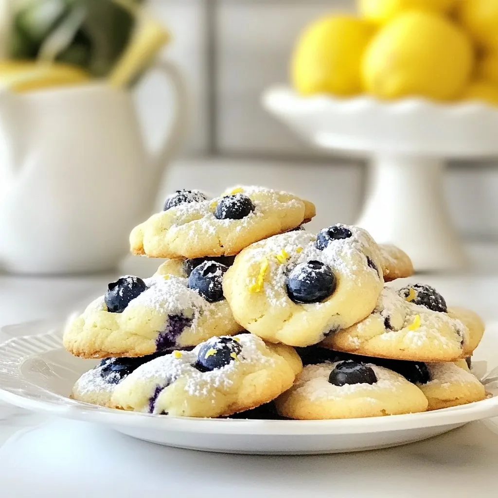 Lemon Blueberry Ricotta Cookies Delightful Treats