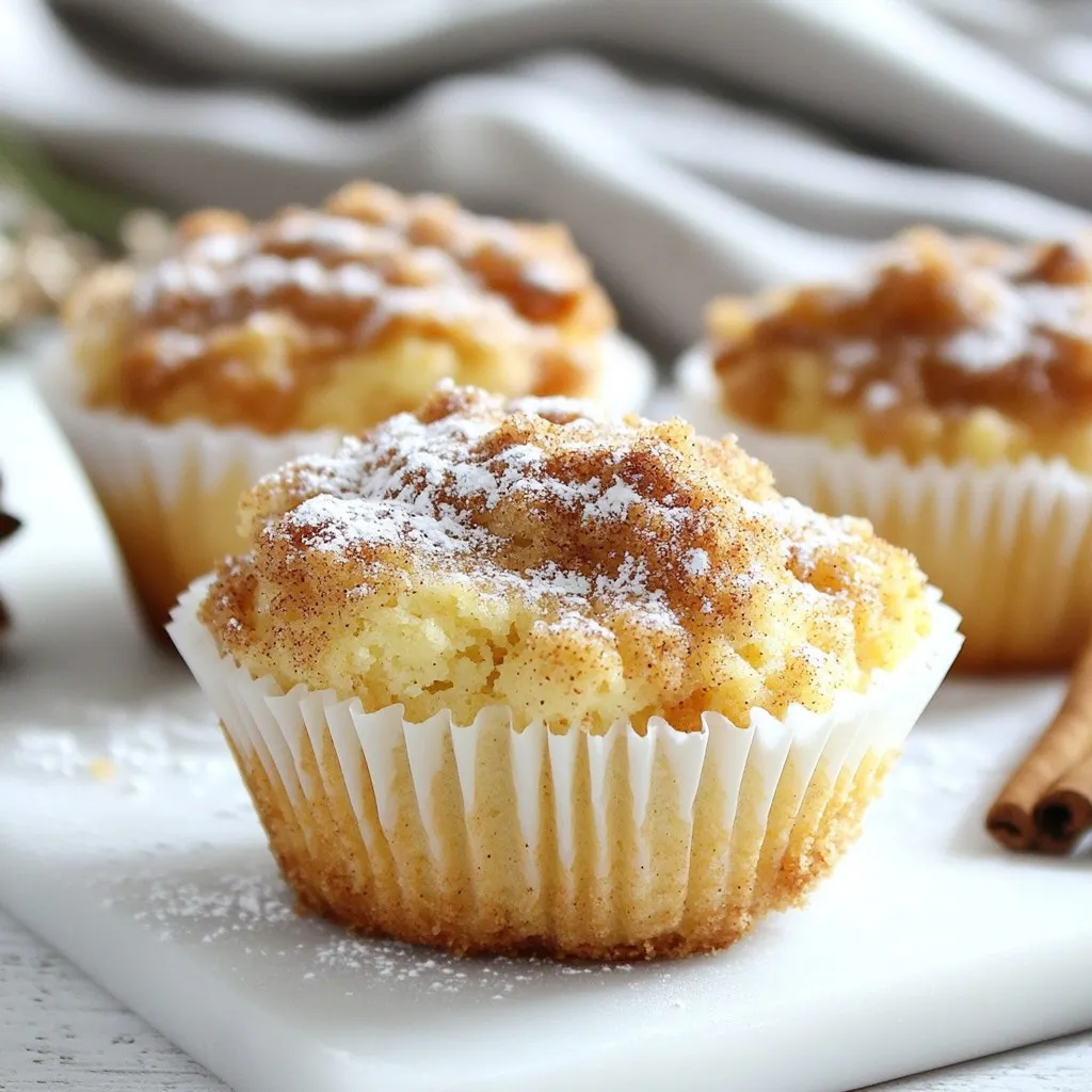 Eggnog Cinnamon Coffee Cake Muffins Delightful Treat