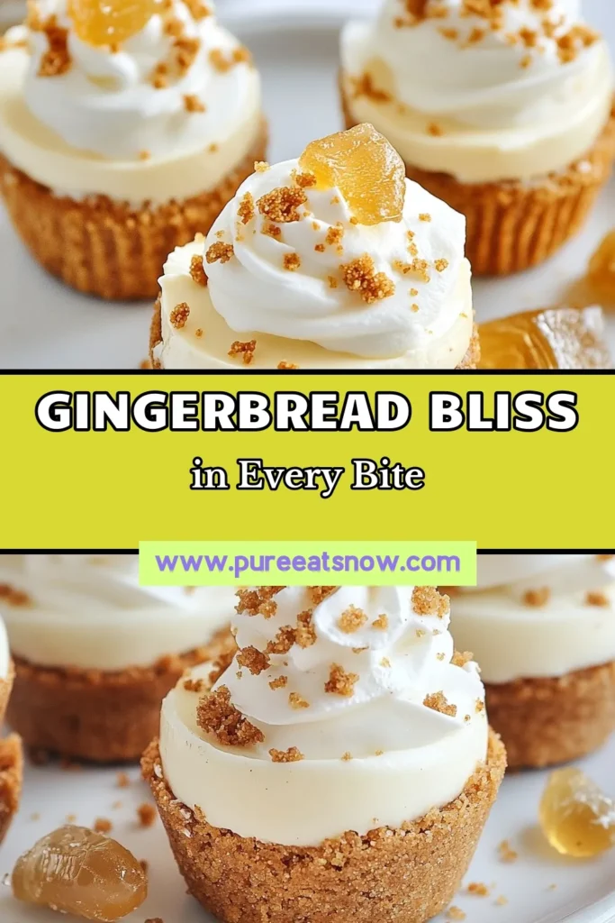 Indulge in the festive flavors of the season with these Gingerbread Cheesecake Dip Cups! This easy no-bake cheesecake recipe combines the warmth of gingerbread cookie dessert and creamy cheesecake dip, perfect for holiday gatherings. Simple to make and gorgeous to display, these dessert dip cups will delight your guests. Ready to impress? Try this gingerbread cheesecake dip and celebrate the holidays in style. Save this recipe now! #GingerbreadCheesecake #HolidayDesserts #NoBakeCheesecake #CheesecakeDip