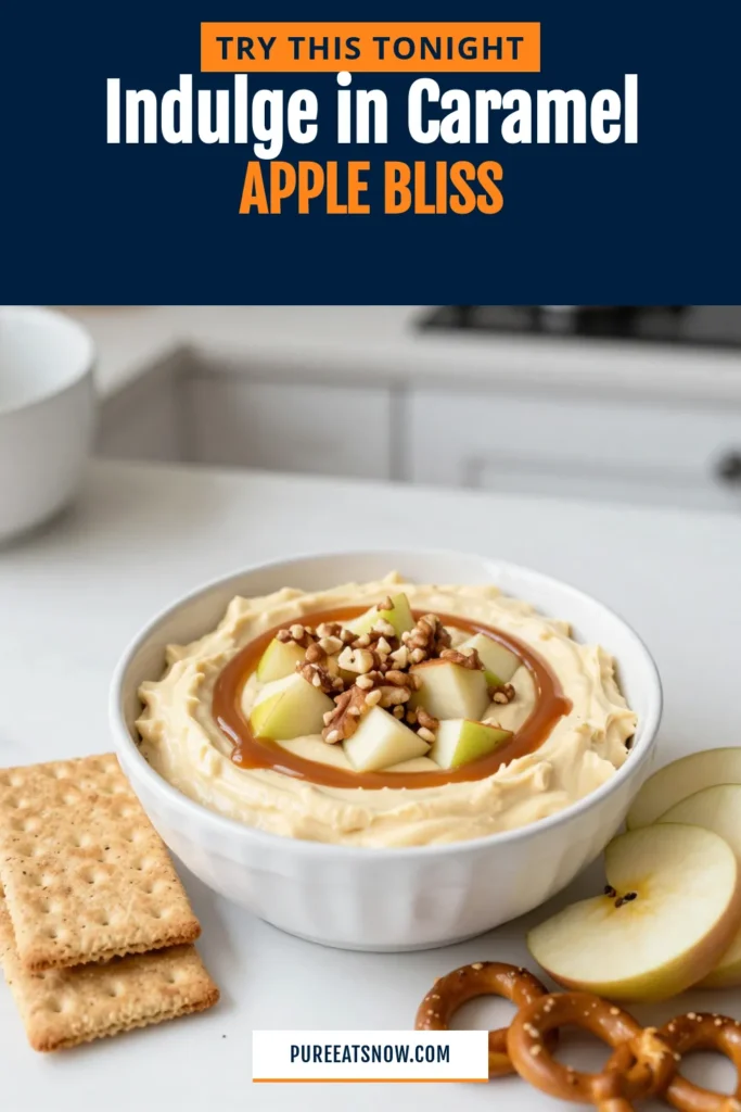 Indulge in this delicious Caramel Apple Cheesecake Dip that combines creamy goodness with sweet apples, making it the perfect fall dessert dip. This easy caramel apple recipe features a creamy cream cheese dessert dip that pairs perfectly with graham crackers, apple slices, and more. Discover how to whip up this delightful cheesecake dip with apples for your next gathering and watch it disappear! Save this yummy recipe today! #CaramelAppleDip #FallDessert #CheesecakeDip #EasyRecipes