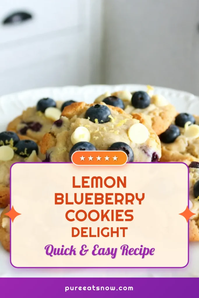 Indulge in the delightful flavors of Lemon Blueberry Cheesecake Cookies! These Cream Cheese Lemon Cookies combine zesty lemon and juicy blueberries for a perfect treat. Follow our easy Blueberry Cheesecake Cookies recipe for soft, chewy cookies that will impress everyone. Ideal for dessert lovers, you won't want to miss this delicious twist on classic cookies. Try this easy blueberry dessert cookies recipe today and elevate your baking game! #LemonBlueberryCookies #CheesecakeCookies #Dessert #BakingIdeas