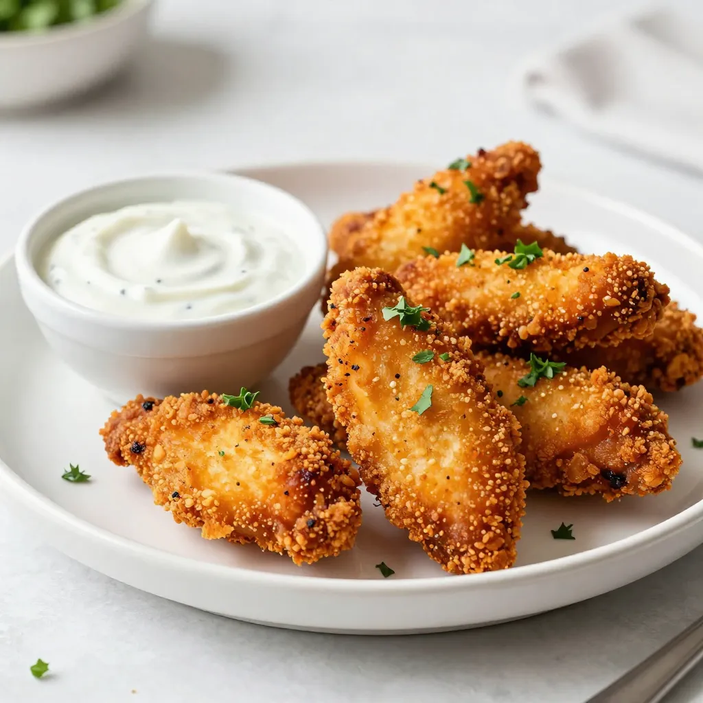 Spicy Cajun Chicken Tenders Crispy and Flavorful Treat